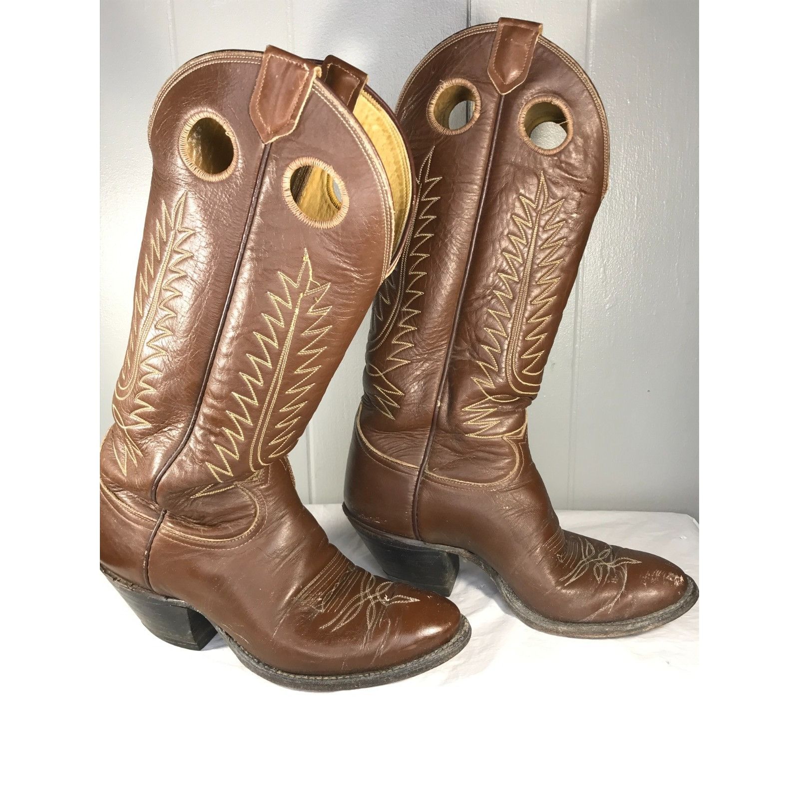 Tony Lama Vintage Tony Lama Buckaroo Cowboy Boots Size Womens 8.5-9 D Size US 8.5 / IT 38.5 - 4 Thumbnail