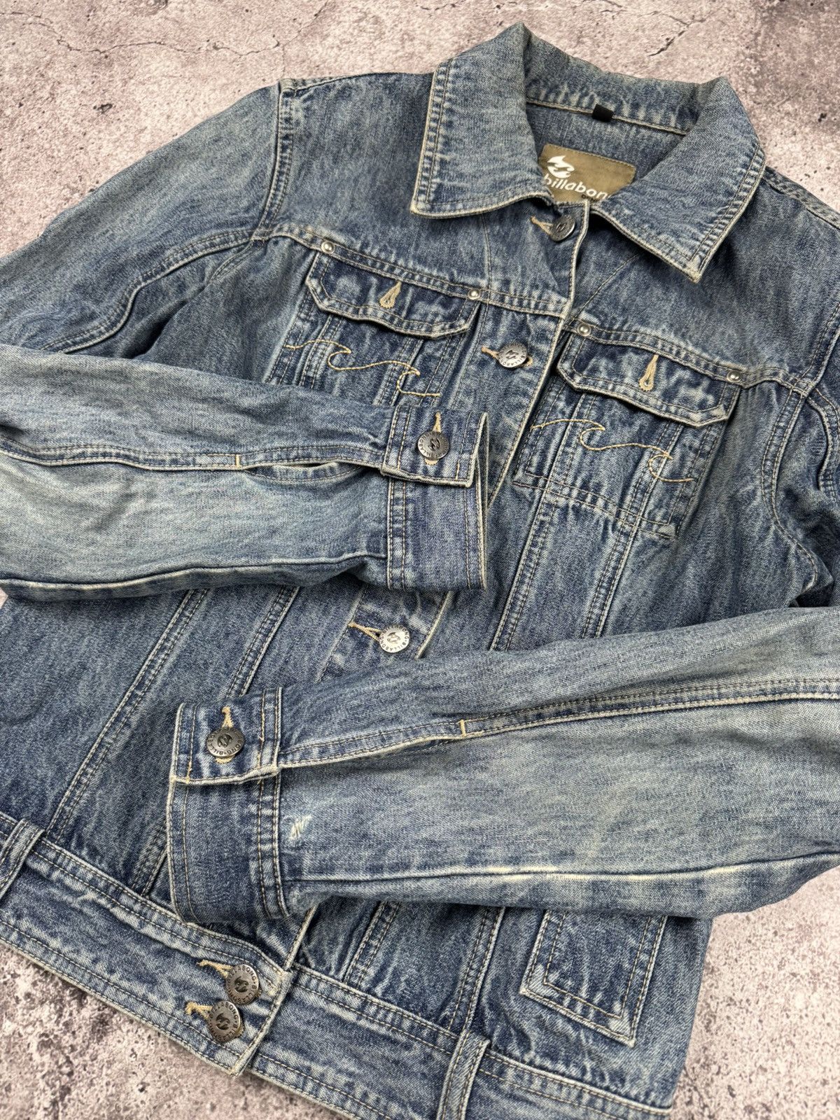 Billabong × Vintage VINTAGE BILLABONG Y2K JAPANESSE DENIM JACKET 90’s RARE❗️ Size S / US 4 / IT 40 - 7 Thumbnail