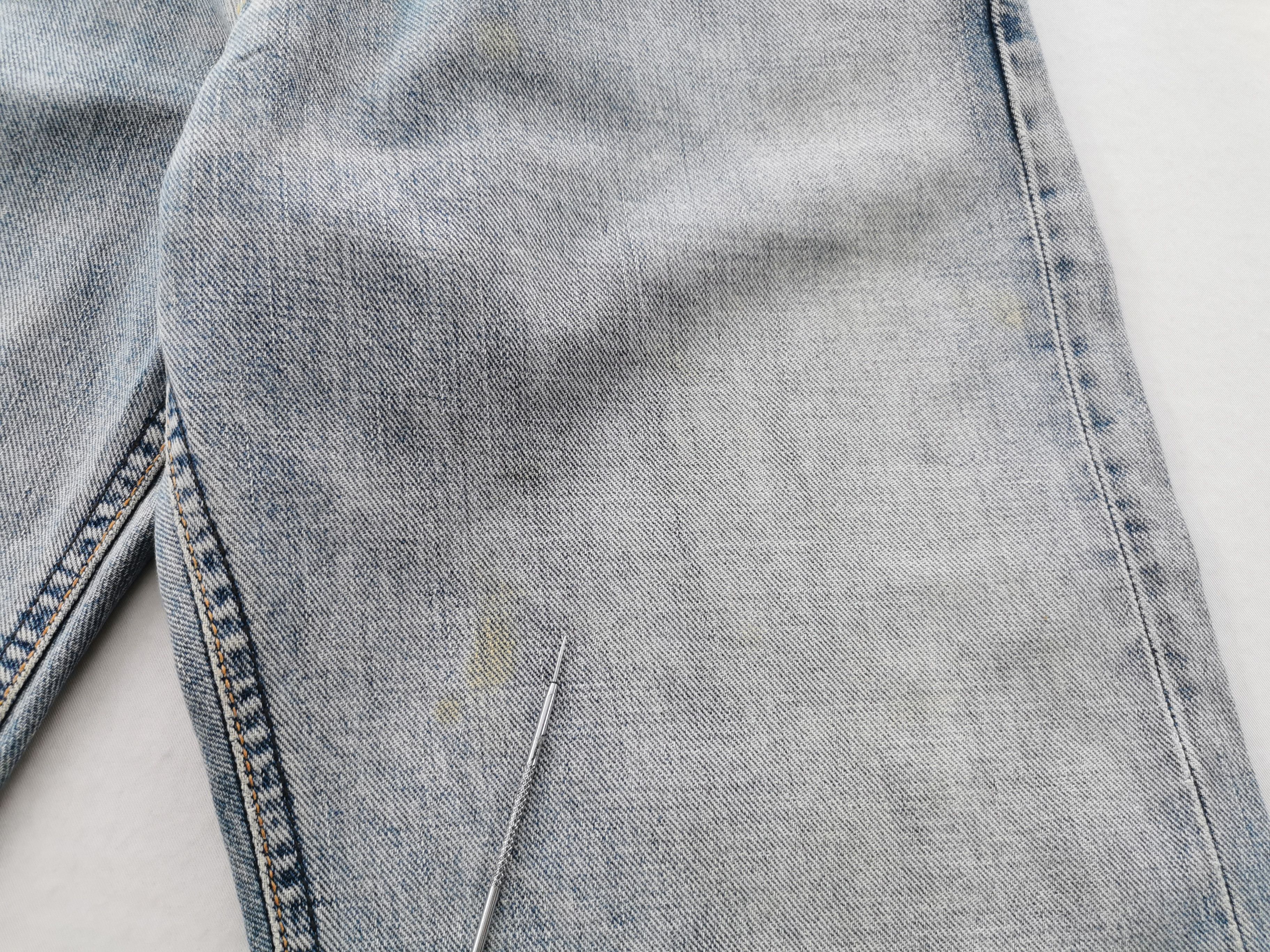 Lee Distressed Vintage 90's Lee Half Selvedge Made In Japan Size US 29 - 9 Thumbnail