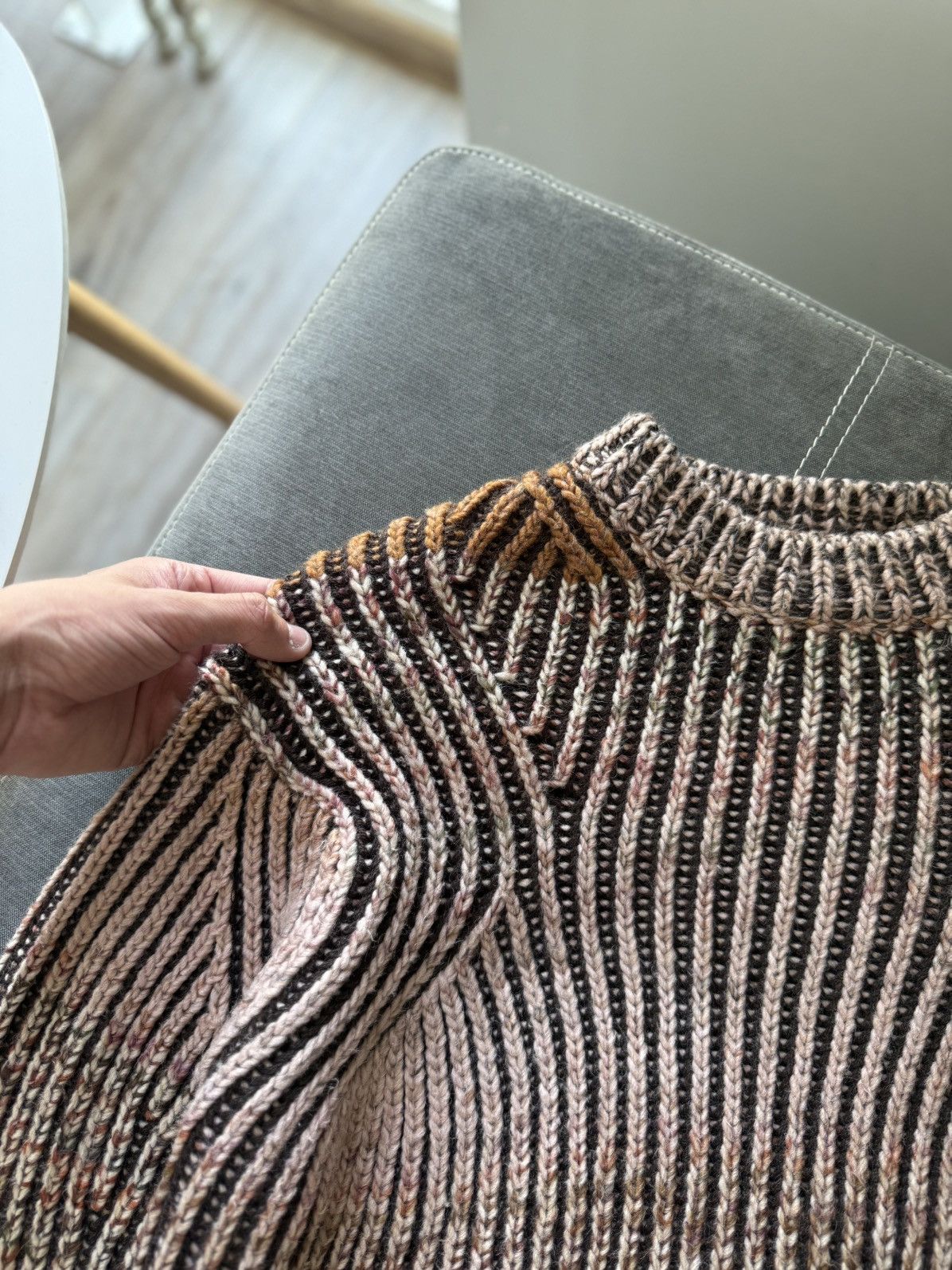 Acne Studios Ribbed Gradient Knit Sweater Size S / US 4 / IT 40 - 11 Thumbnail