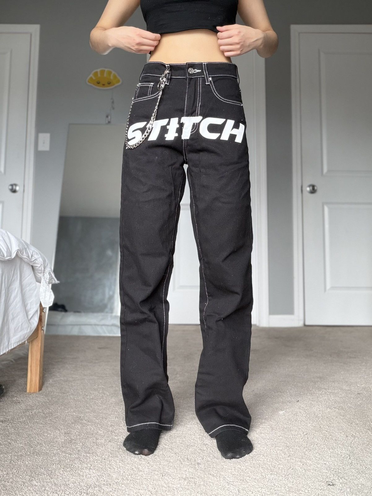 Other Stitch BIGAZCROTCHPRINT* Jeans Size US 26 / EU 42 - 1 Thumbnail