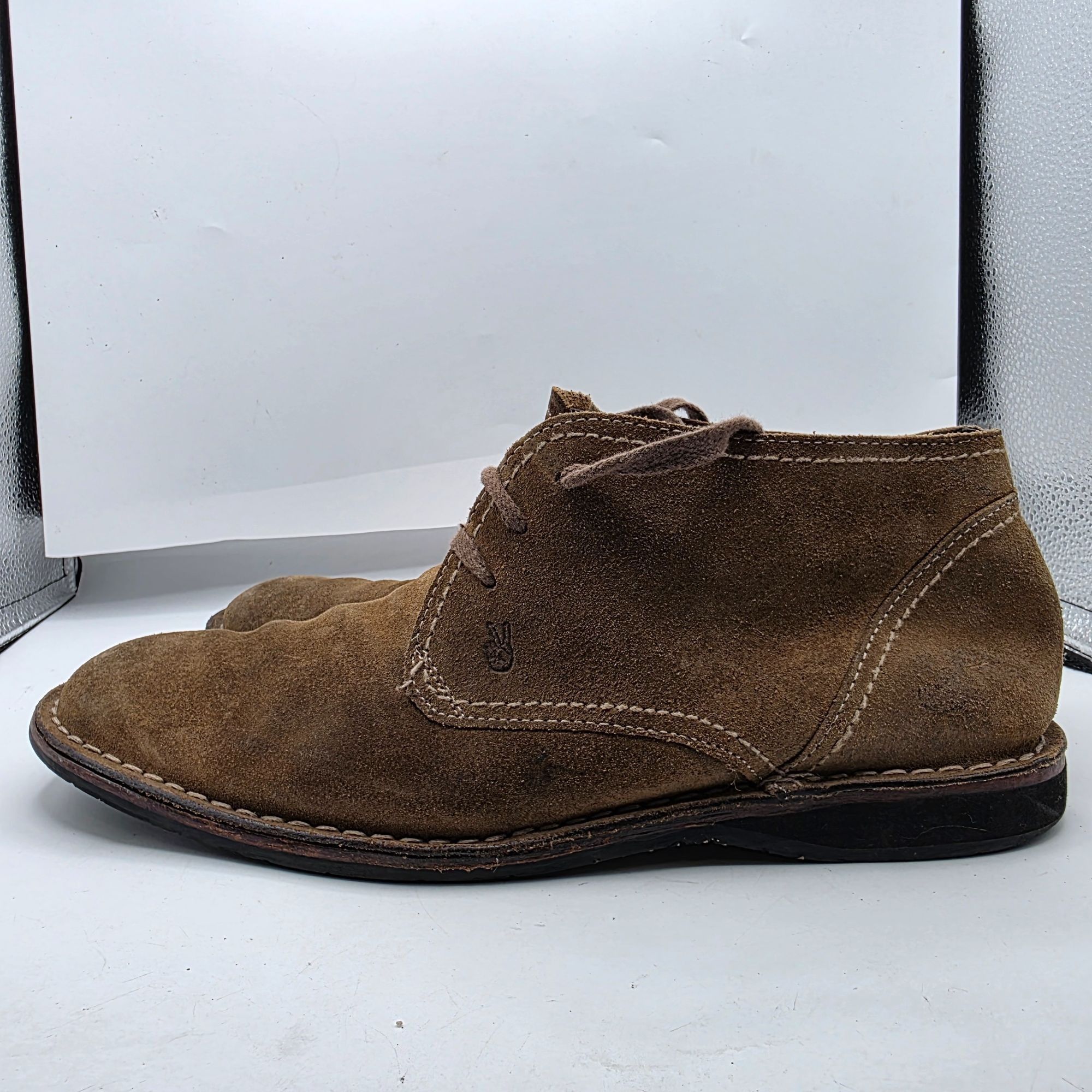 John Varvatos John Varvatos Star USA Mens Size 11.5 Brown Suede Hipster Ch Size US 11.5 / EU 44-45 - 16 Thumbnail