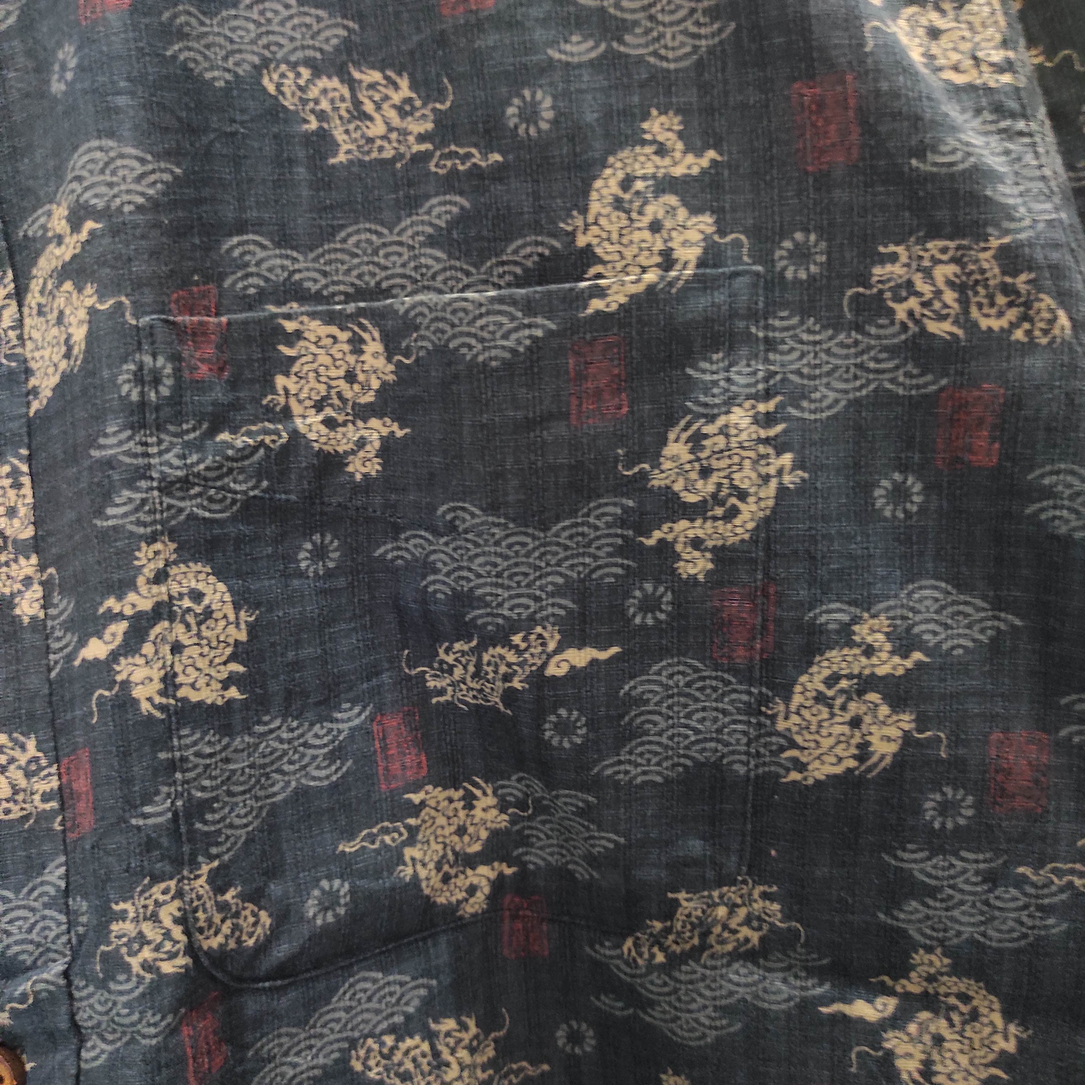 Sugar Cane Vintage Sugar Cane Full Print Dragon Shirt Size US M / EU 48-50 / 2 - 4 Thumbnail