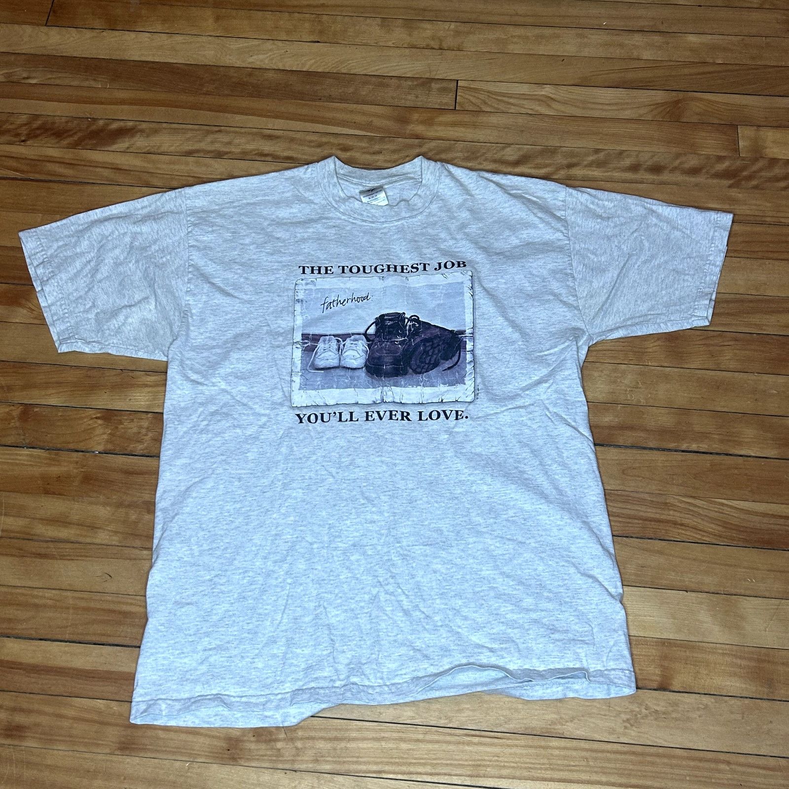 Jerzees Vintage 90s Dad T-Shirt XL Size US XL / EU 56 / 4 - 2 Thumbnail
