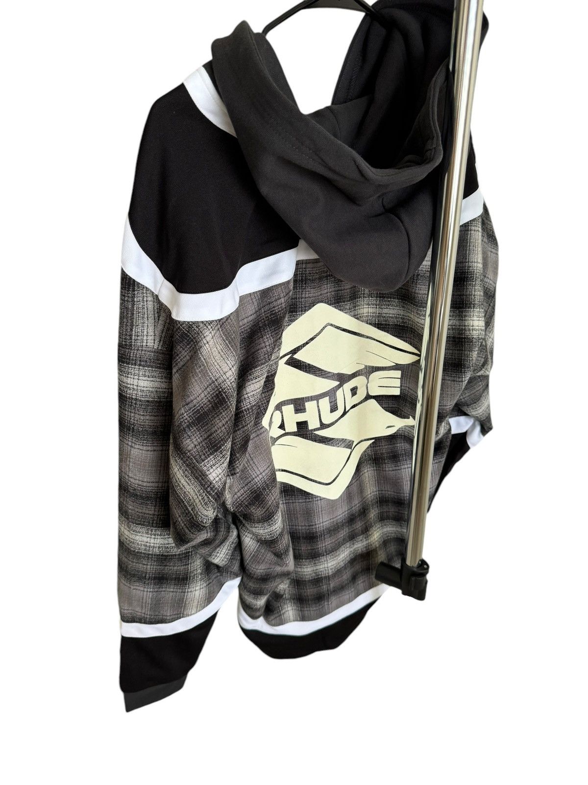 Rhude Hockey Hybrid Zip Up Hoodie Size US L / EU 52-54 / 3 - 4 Thumbnail