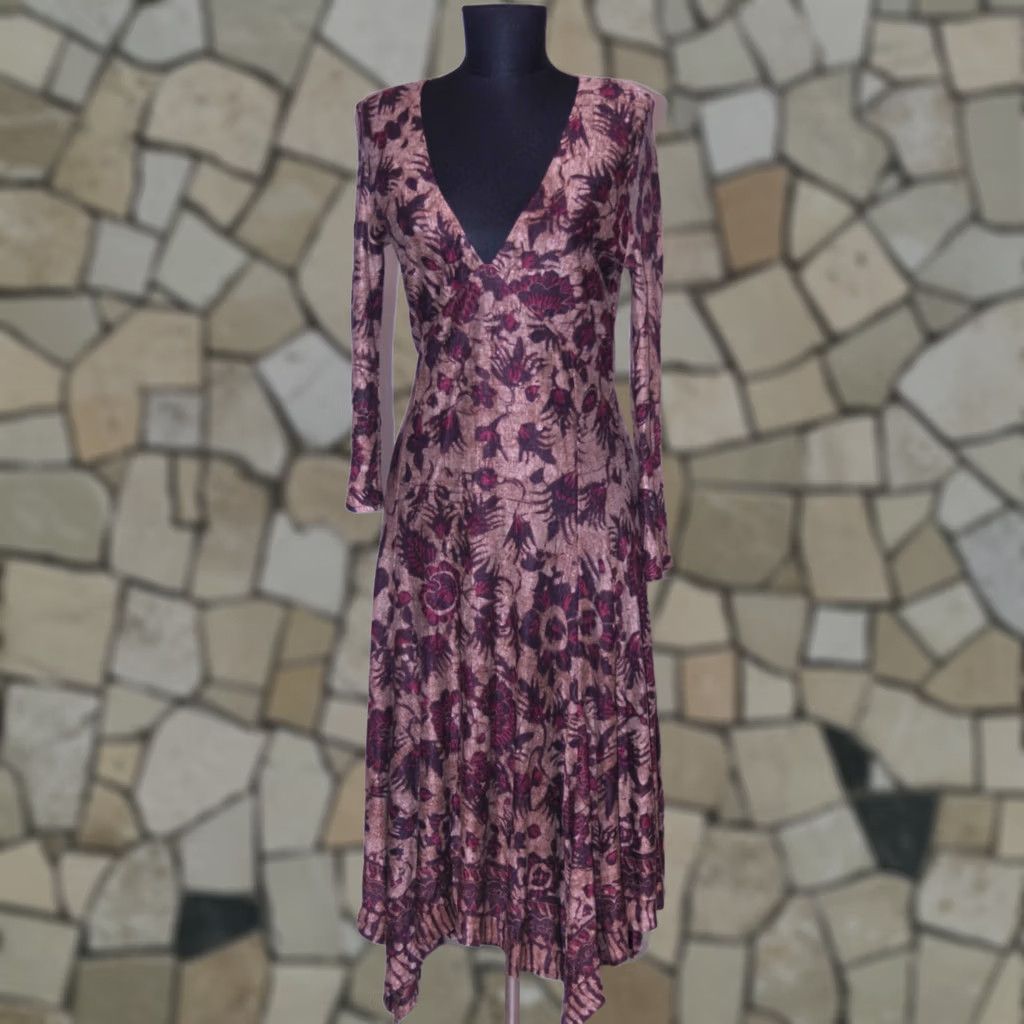 Ralph Lauren Ralph Lauren womens Dress 100% Linen Midi A-Line Multicoloured M Size M / US 6-8 / IT 42-44 - 1 Thumbnail