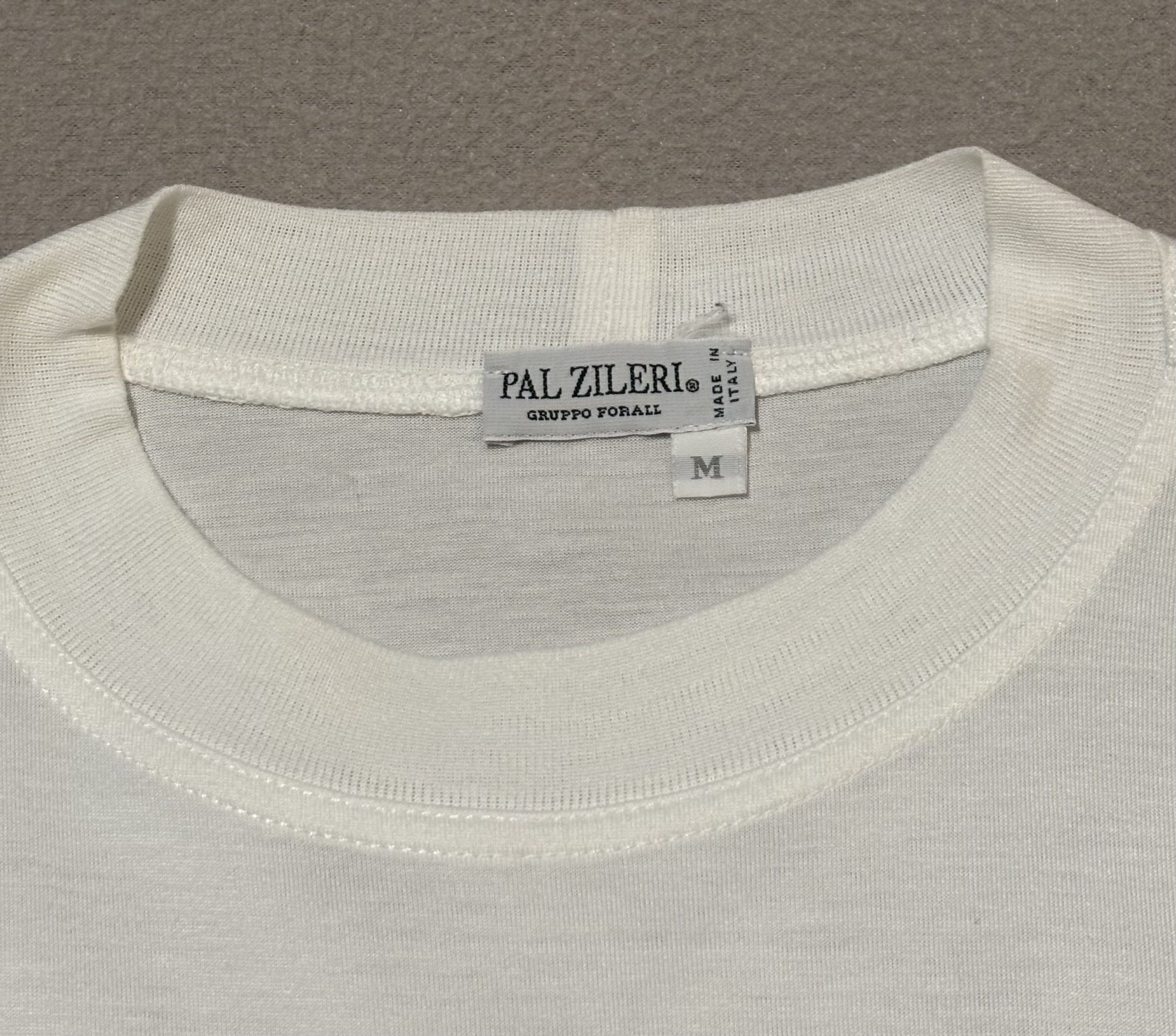 Pal Zileri Pal Zileri vintage White T-shirt Size. M Size US M / EU 48-50 / 2 - 11 Thumbnail