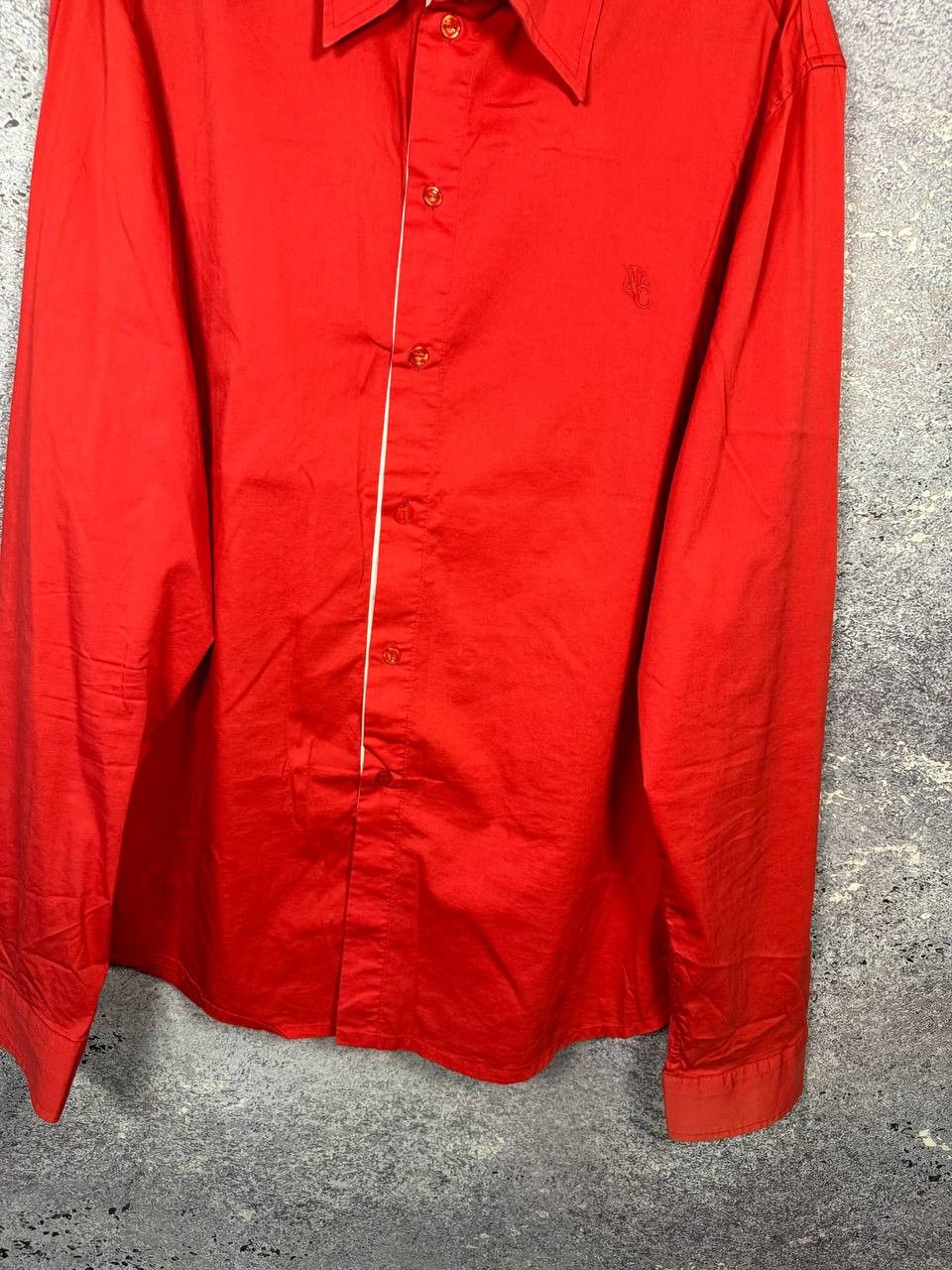 Versace 90's Vintage Versace Classic Red Shirt Button Up 2XL size Size US XXL / EU 58 / 5 - 3 Thumbnail