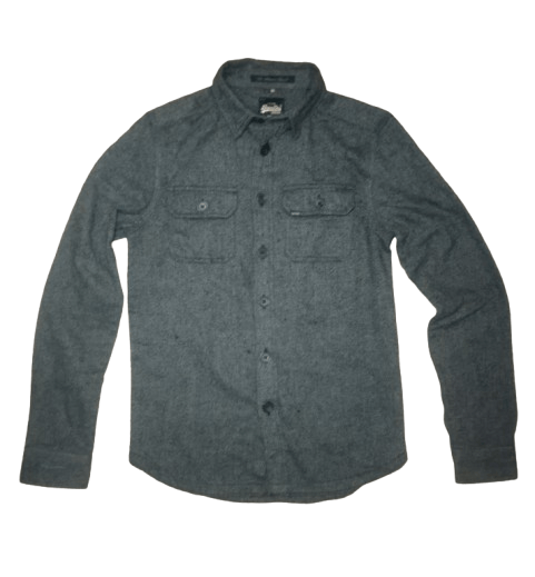 Superdry Superdry The Ultimate Tweed long sleeve button up shirt Size US S / EU 44-46 / 1 - 3 Thumbnail