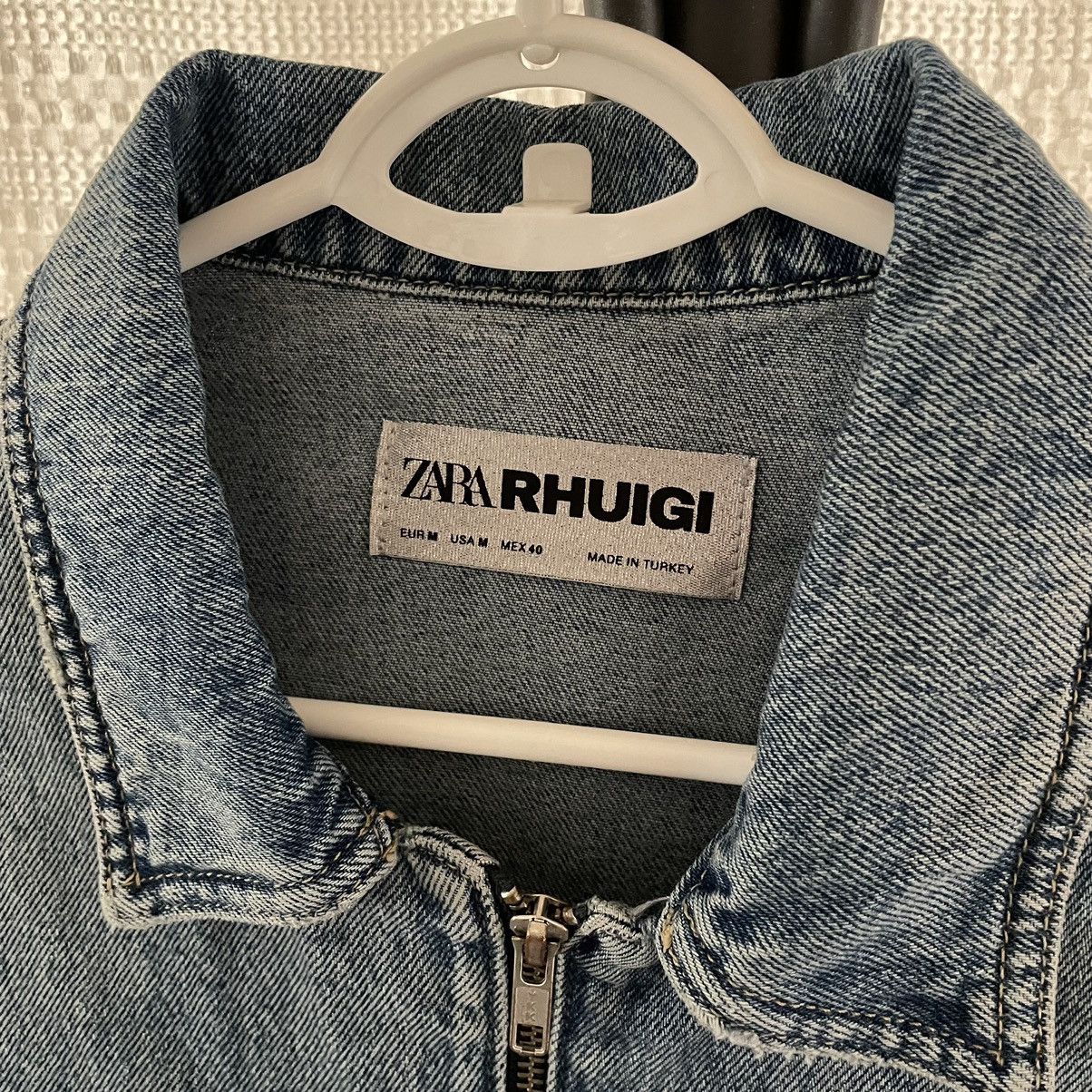 Rhude × Zara Cropped Denim Jacket Rhude x Zara Rhuigi Size US M / EU 48-50 / 2 - 7 Thumbnail