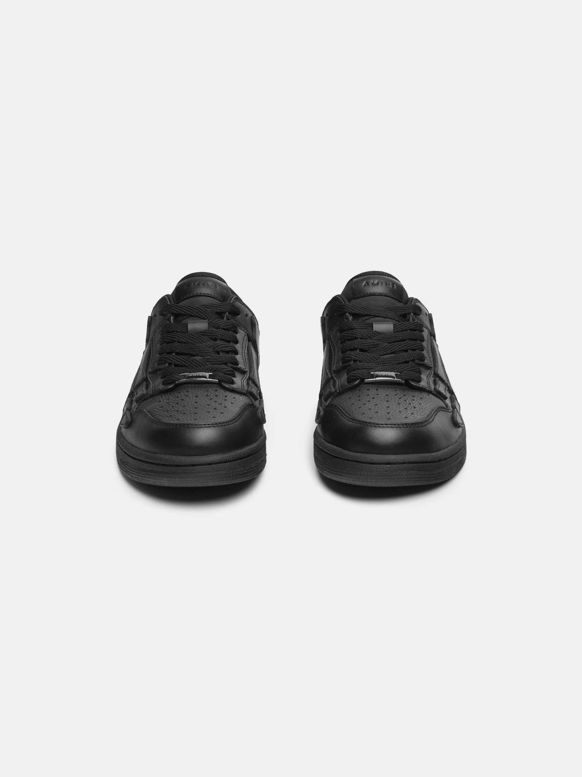Amiri os11x0326 Skelton Low-Top Sneakers in Black Size US 10 / EU 43 - 3 Thumbnail