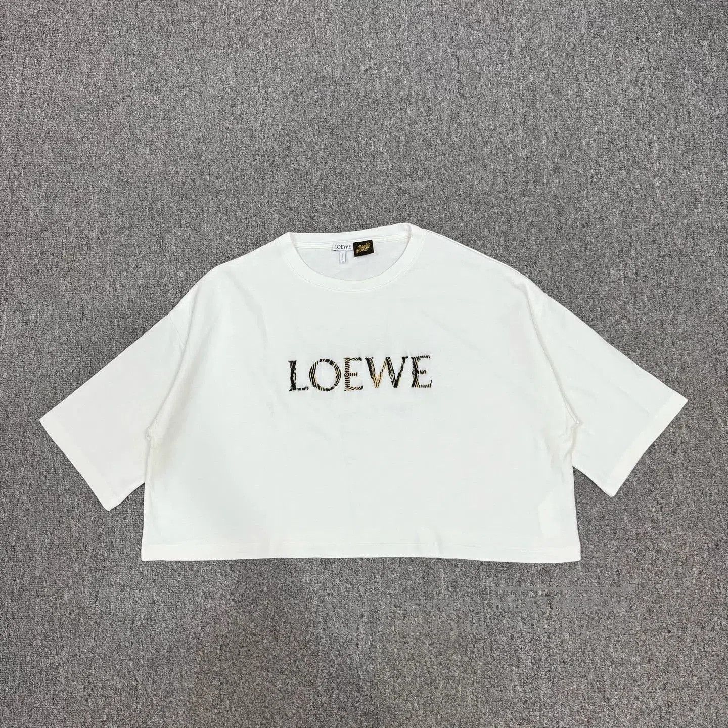 Loewe Loewe 24SS White Embroidered Logo T-shirt. Size US M / EU 48-50 / 2 - 1 Thumbnail