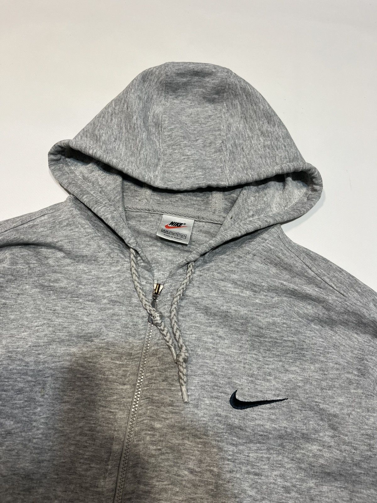 Nike Vintage Distressed Nike Zip Hoodie Size US M / EU 48-50 / 2 - 5 Thumbnail