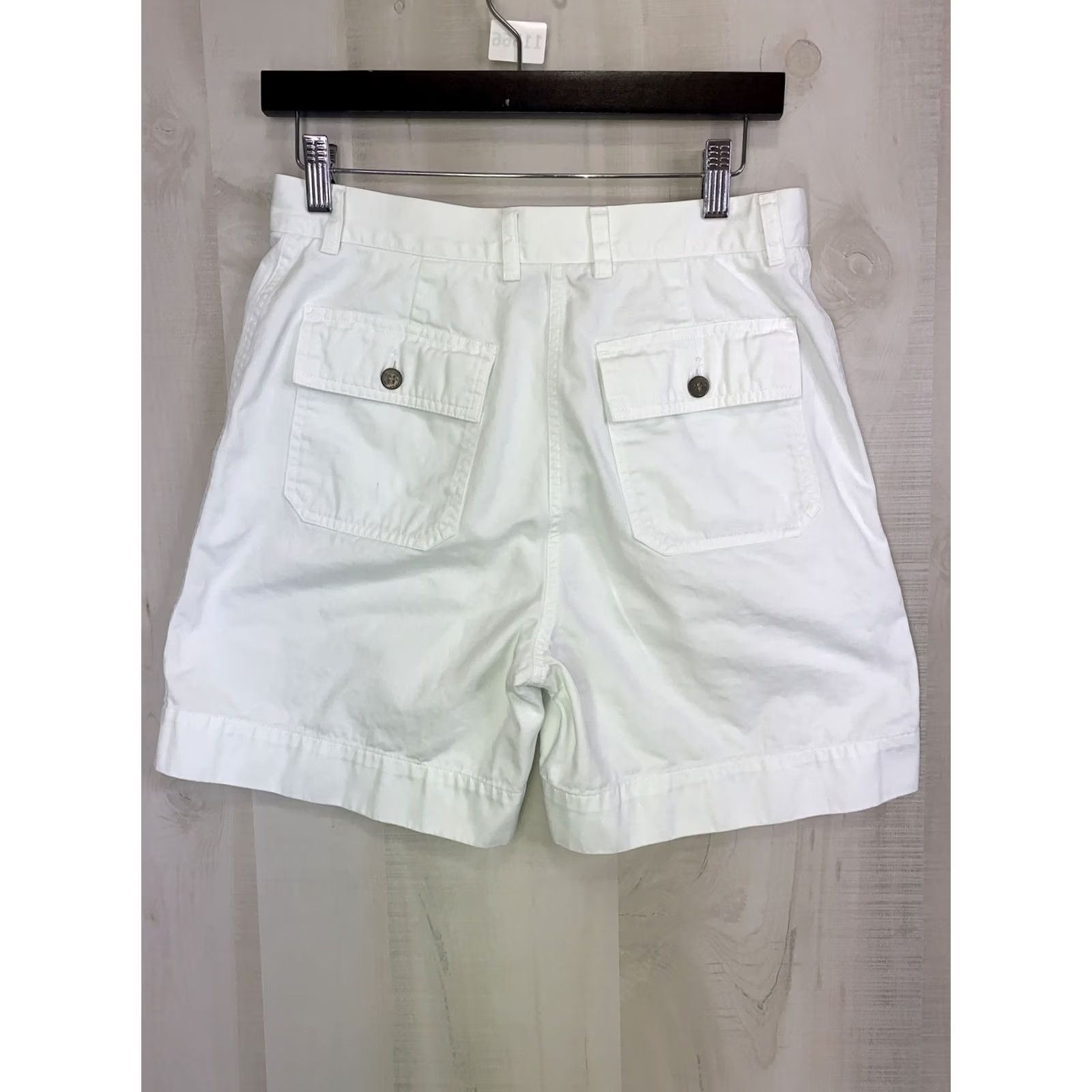Jones New York Jones New York White Cotton Shorts Womens Size 6 Chino Casual Travel - Mens? Womens Size 28" / US 6 / IT 42 - 6 Thumbnail
