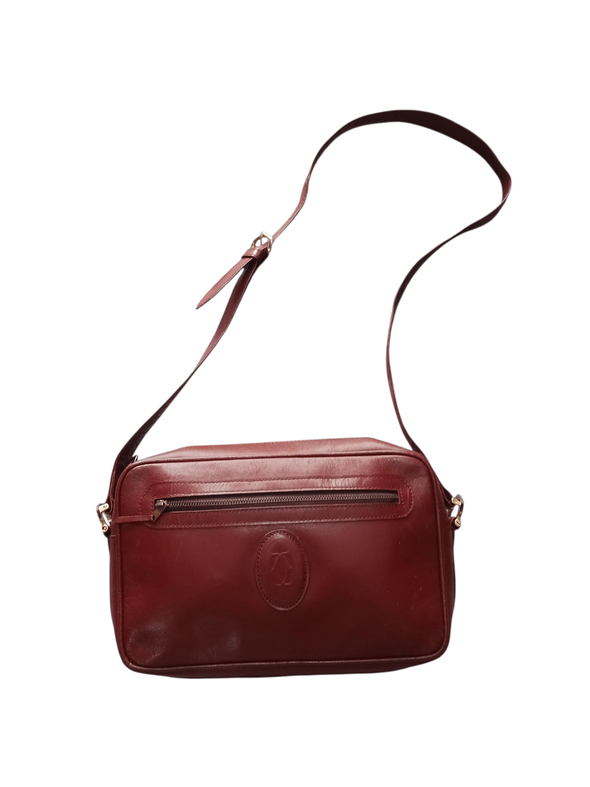 Cartier Vintage CARTIER leather square shoulder Crossbody bag Size ONE SIZE - 1 Thumbnail
