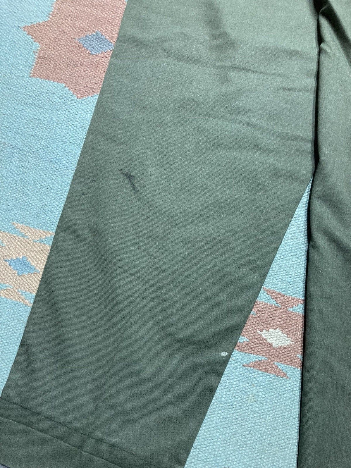 Sears × Vintage 70s work pants chino twill sears workwear wide talon 35x30 Size US 35 - 8 Thumbnail