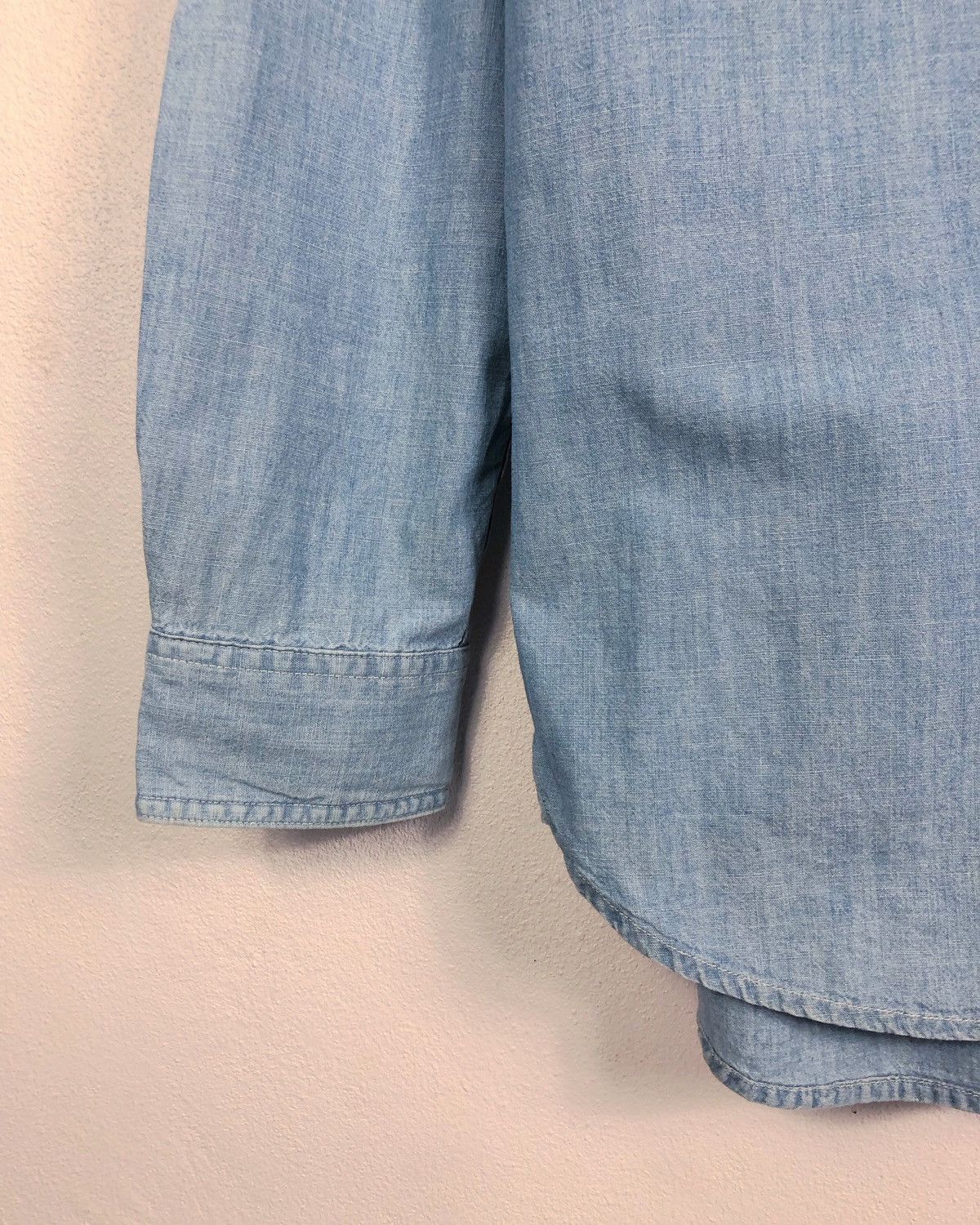 JW Anderson × Uniqlo Rare Uniqlo X J.W. Anderson Denim Button Ups Shirt Size US M / EU 48-50 / 2 - 6 Thumbnail
