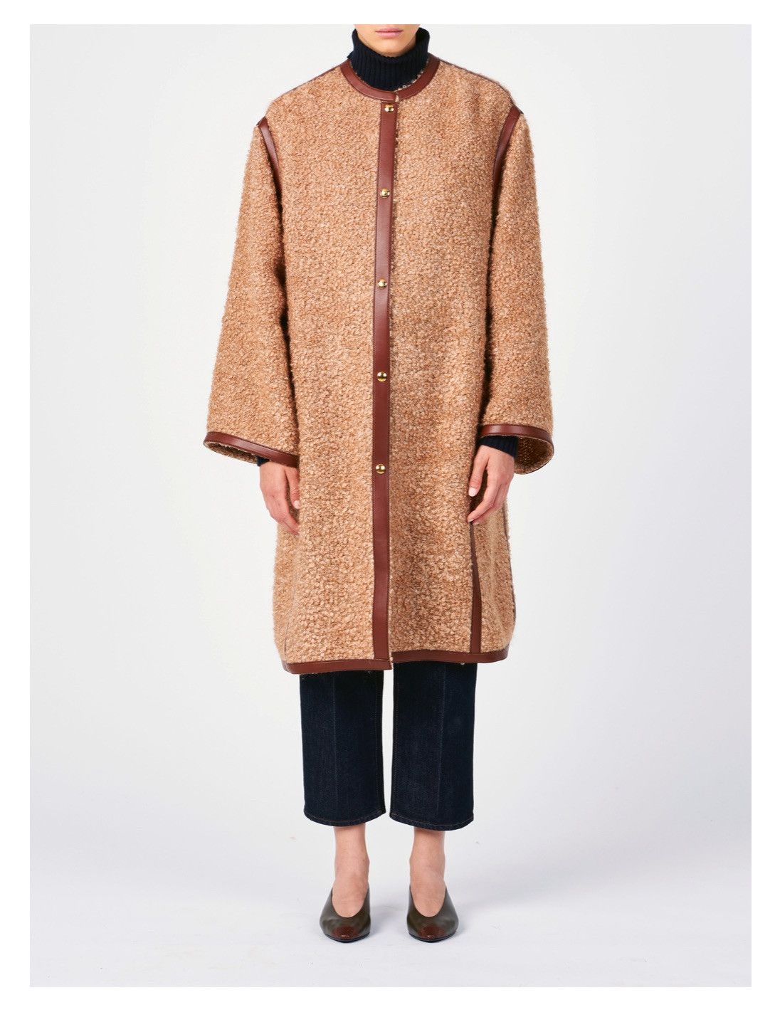 Loro Piana o1srvl11e1224 Geir Coat in Brown Size S / US 4 / IT 40 - 4 Thumbnail