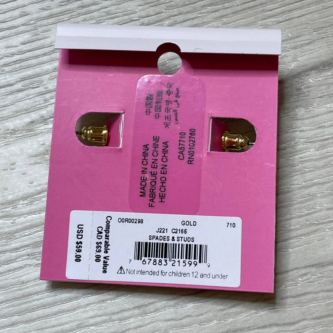 Kate Spade Kate Spade spades & studs enamel huggies Earrings Size ONE SIZE - 3 Thumbnail