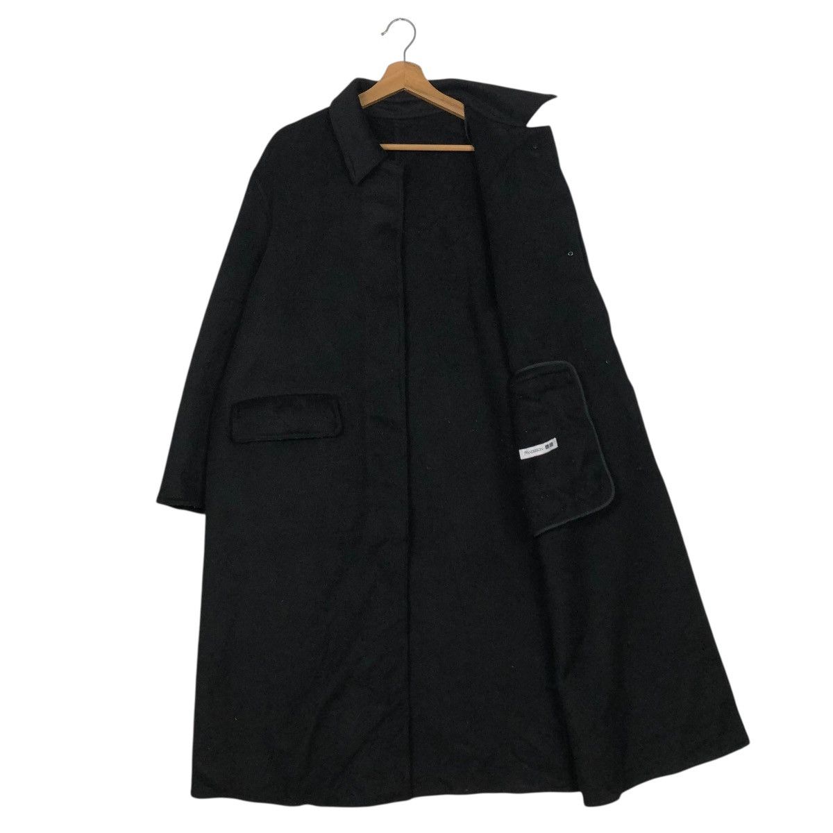 JW Anderson 🔥RICH BLACK OVERSIZED LONG JACKET WOOL JW ANDERSON UNIQLO Size US M / EU 48-50 / 2 - 12 Thumbnail