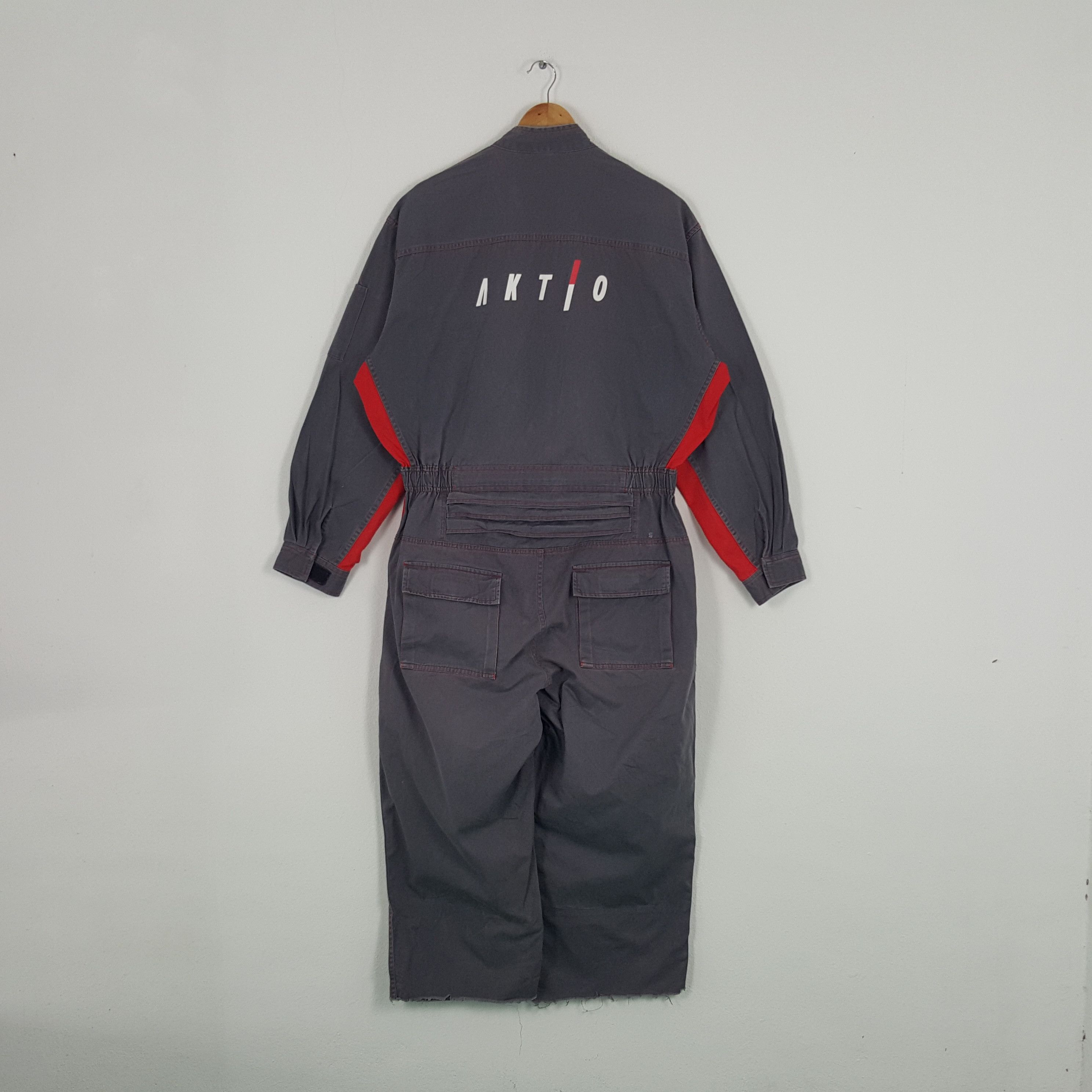 Japanese Brand × Vintage Vintage AKTO Japan Motorsports Baggy Style Coverall Jacket Size US XL / EU 56 / 4 - 1 Thumbnail