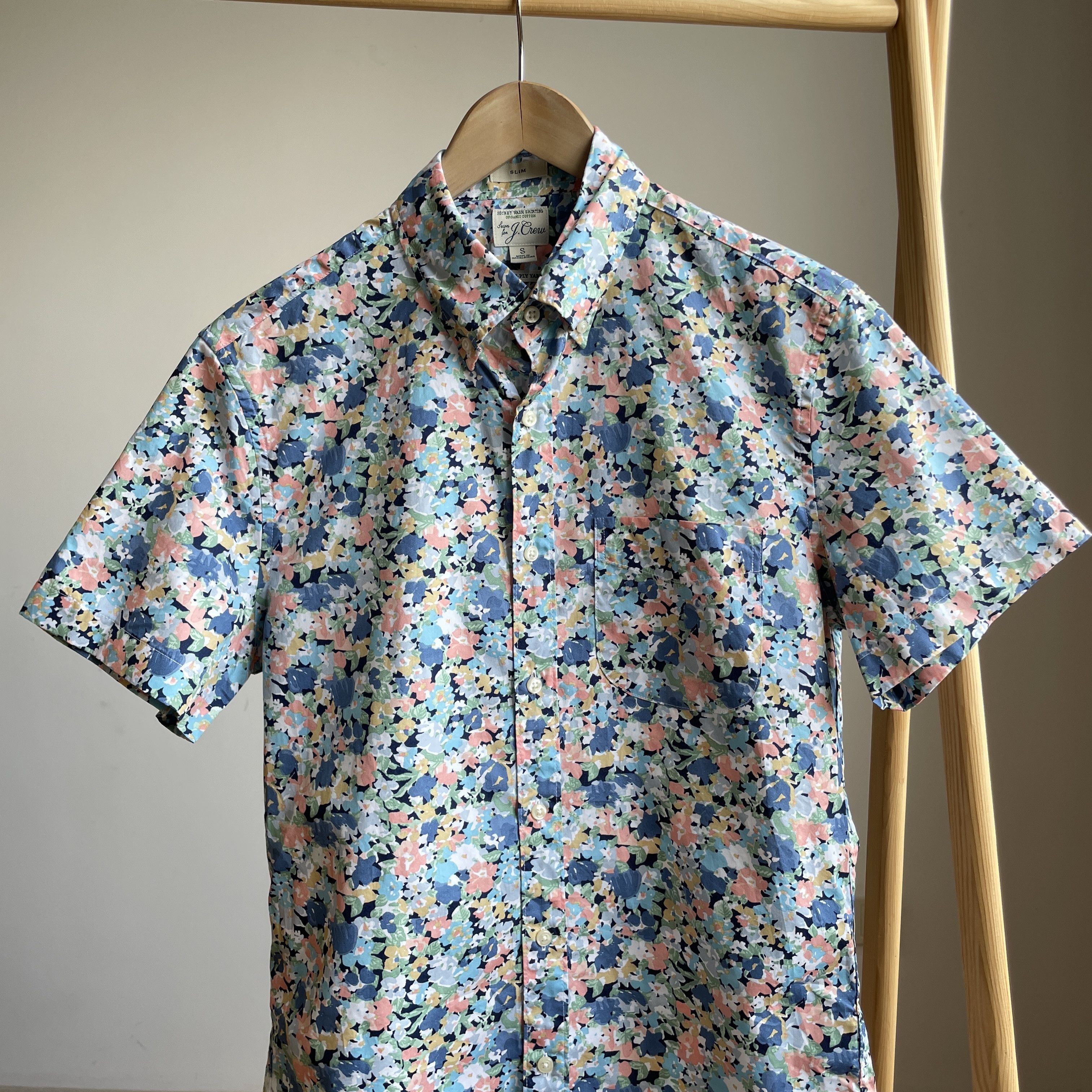 J.Crew J.Crew Floral Print Slim Fir Short Sleeve Shirt Size S Size US S / EU 44-46 / 1 - 3 Thumbnail