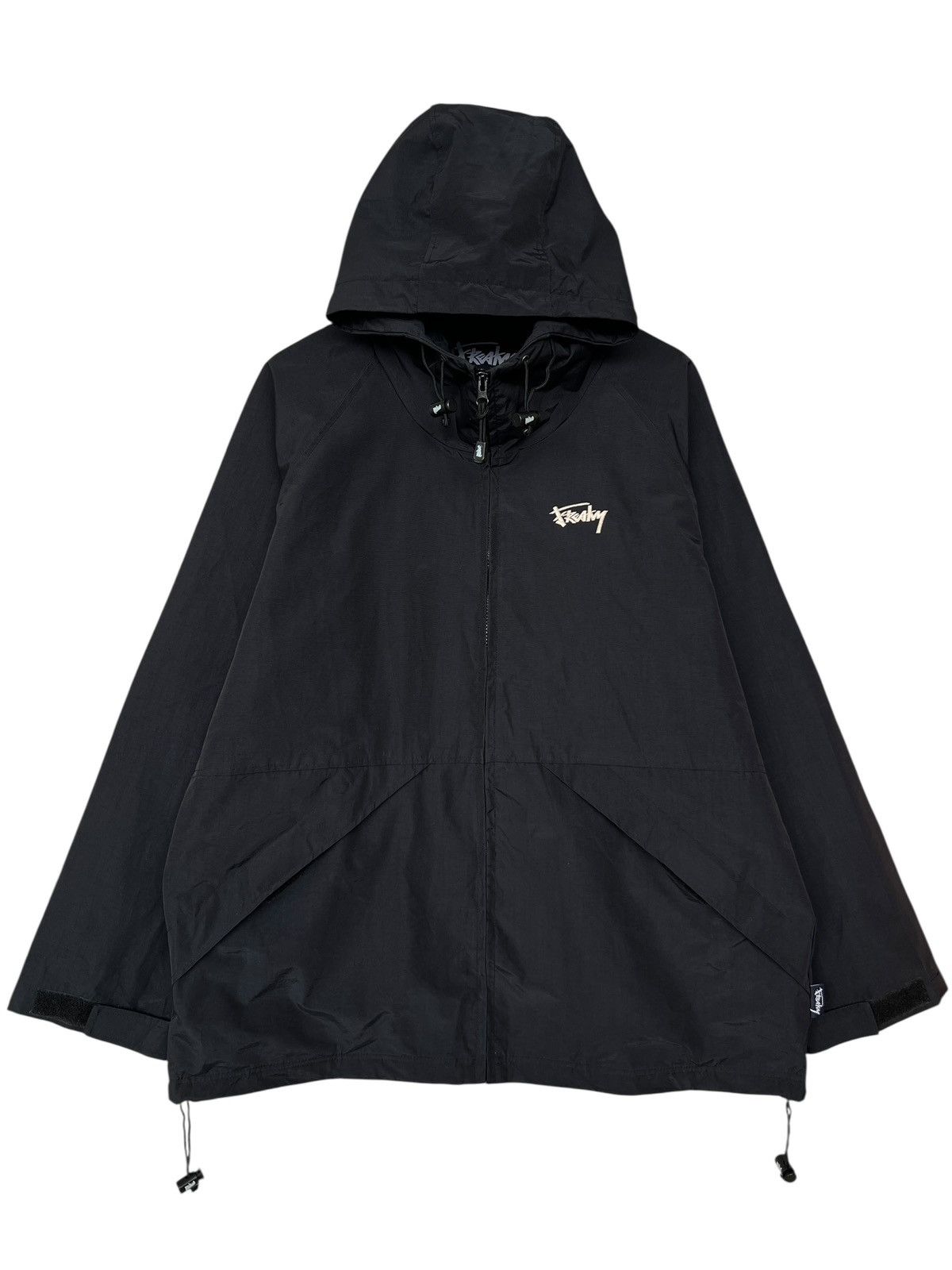Japanese Brand Freaky Korn Black Zipper Light Jacket Streetwear y2k Jacket Size US L / EU 52-54 / 3 - 2 Thumbnail