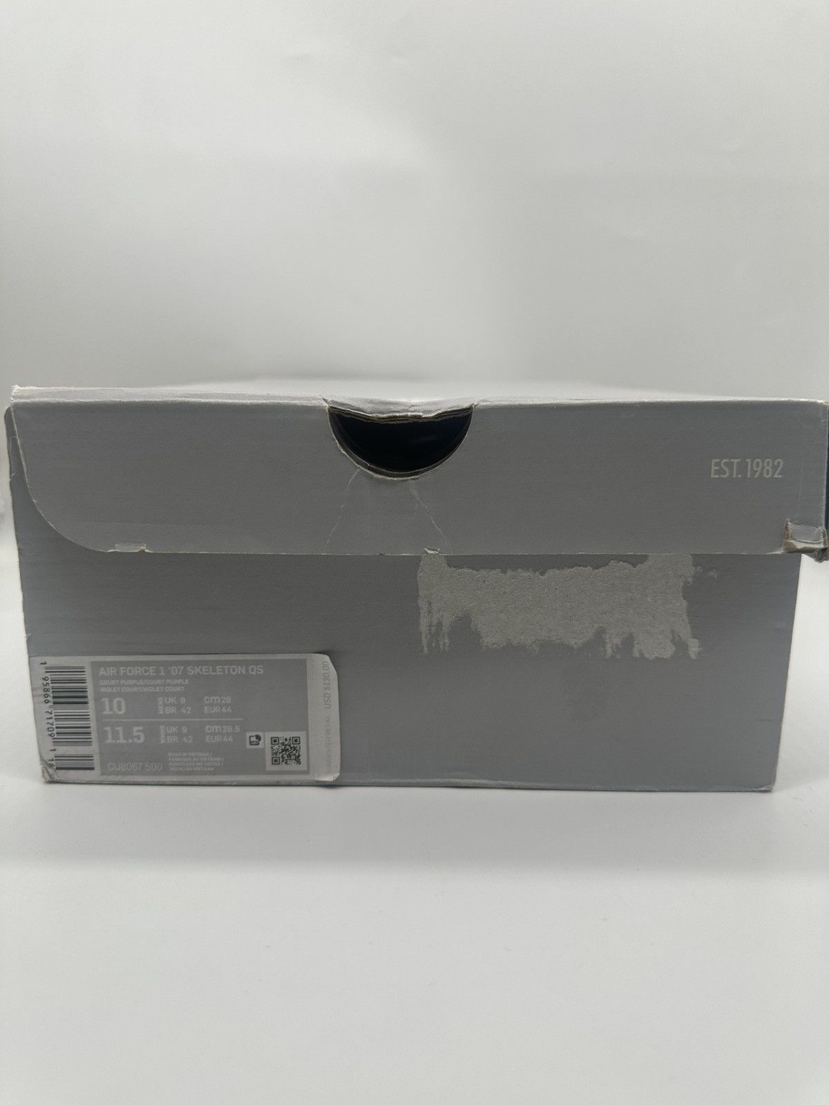 Nike Air Force 1 07’ Skeleton Size US 10 / EU 43 - 6 Thumbnail