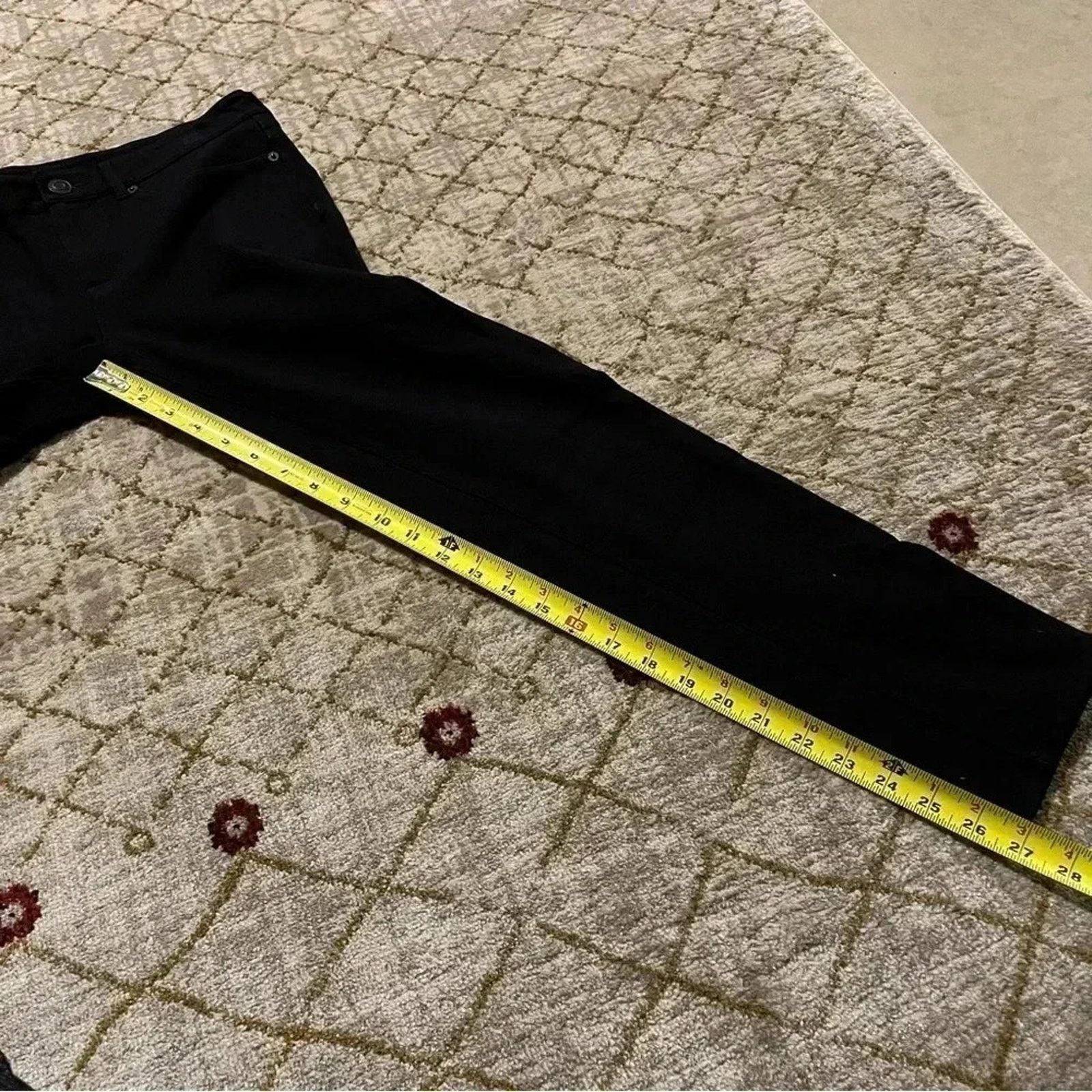 Eddie Bauer Eddie Bauer Sz 6 Black Skinny Jeans Rayon Spandex Zip Up Size 28" / US 6 / IT 42 - 8 Thumbnail