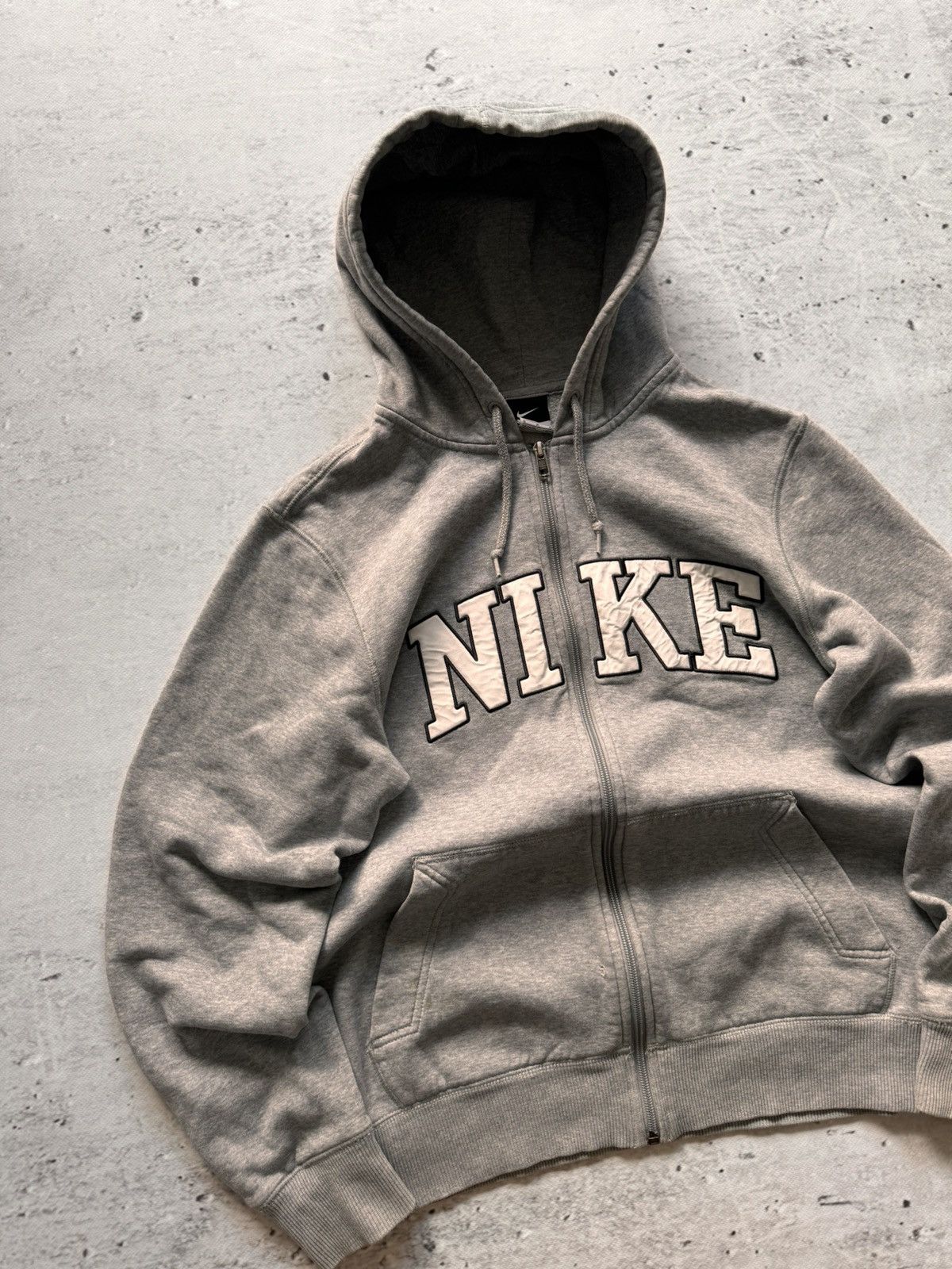 Nike × Vintage NIKE VINTAGE CENTER LOGO OVERSIZE BOXY ZIP HOODIE Size US S / EU 44-46 / 1 - 2 Thumbnail