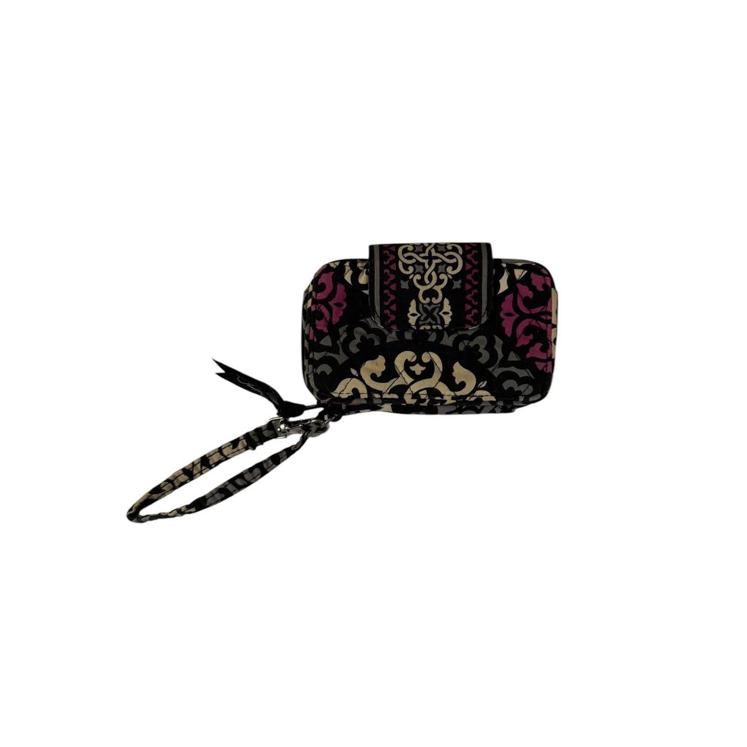 Vera Bradley Vera Bradley Wristlet Wallet Pink Gray White with ID Window Size ONE SIZE - 1 Thumbnail