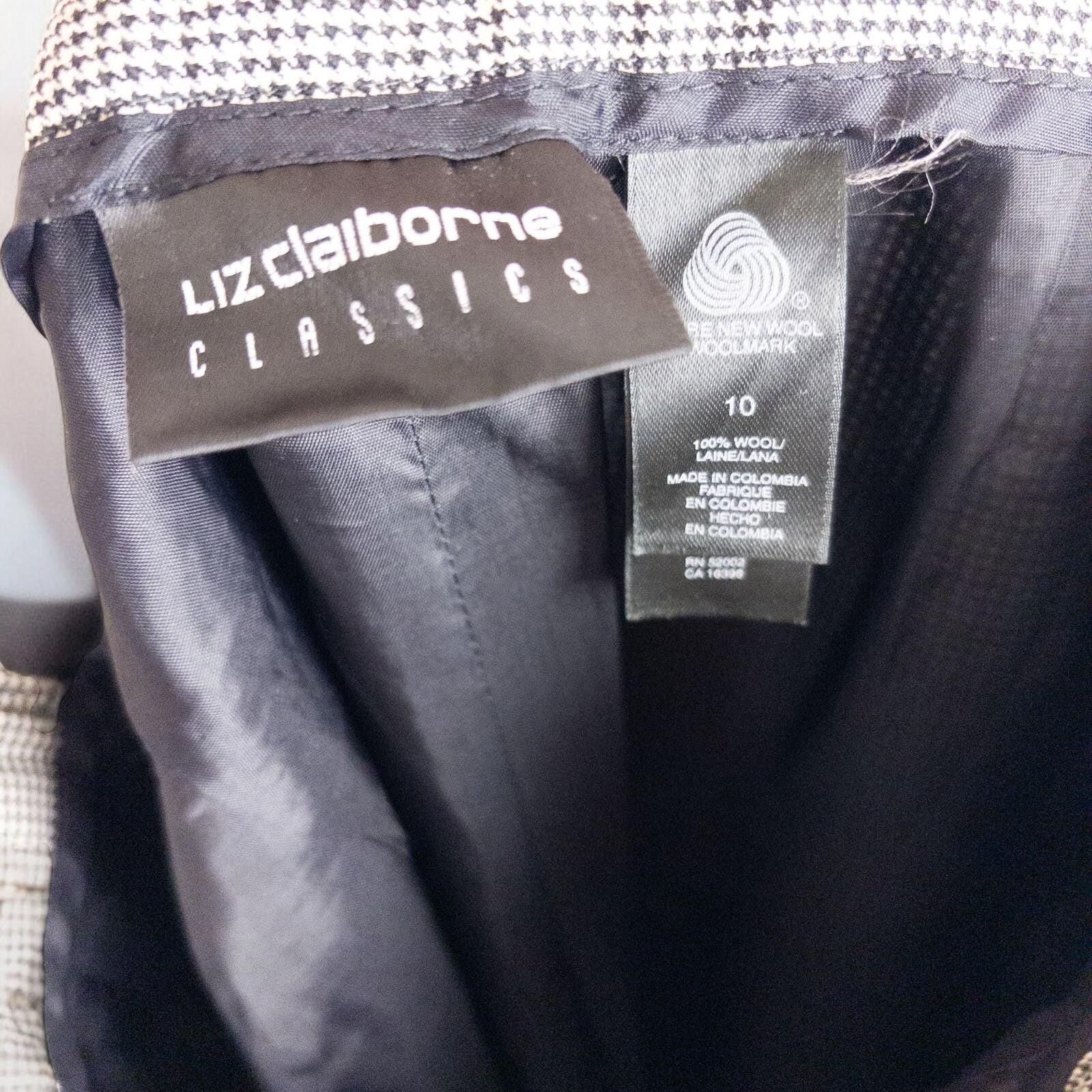Other Liz Claiborne Vintage Black & White Pants Womens Small Size 28" / US 6 / IT 42 - 12 Thumbnail