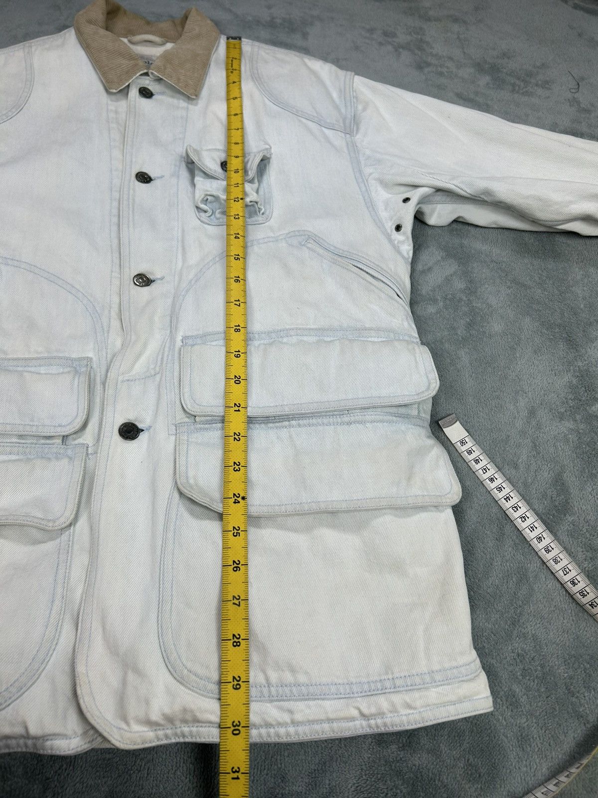 Polo Ralph Lauren Vintage 80’s Polo Ralph Lauren Denim Hunting Jacket Size US M / EU 48-50 / 2 - 17 Thumbnail
