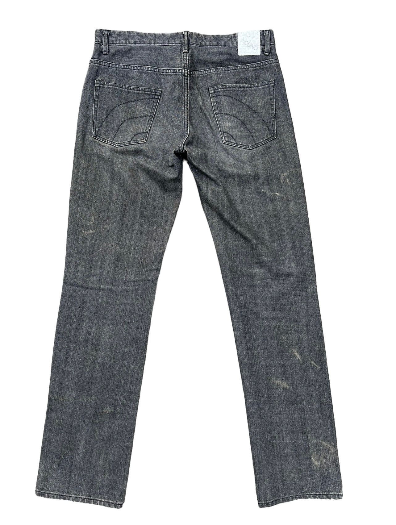 Vintage Vintage NOUNO Japan Ripped Distressed Fade Black Denim Jeans Size US 30 / EU 46 - 2 Thumbnail
