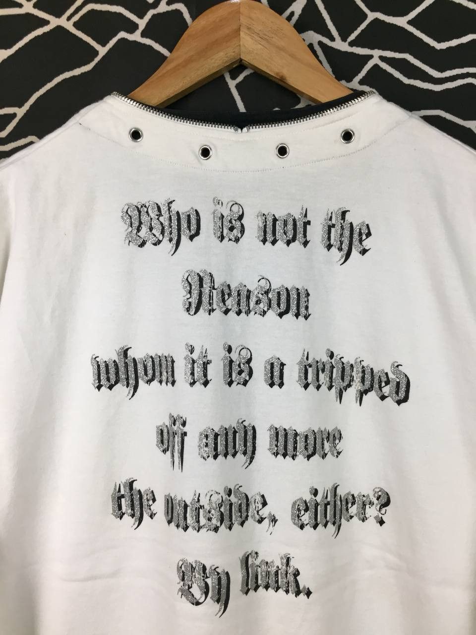 Japanese Brand Corn Flake Japan Cyber Grunge Zipper Neck Long Sleeve Tee Size US L / EU 52-54 / 3 - 12 Thumbnail