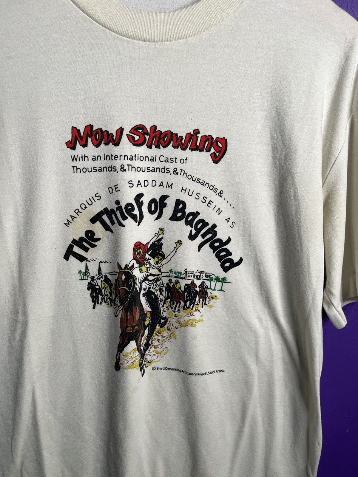 Vintage Vintage 80s The thief of Baghdad movie tee Size US L / EU 52-54 / 3 - 3 Thumbnail
