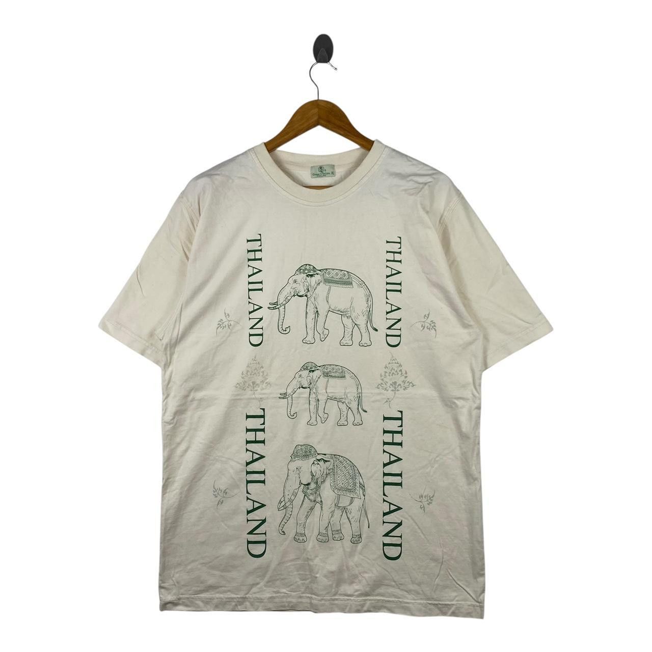 Other THAILAND TRADITIONAL ELEPHANT Pure Cotton Tee Shirt Top Size XL / US 12-14 / IT 48-50 - 1 Thumbnail