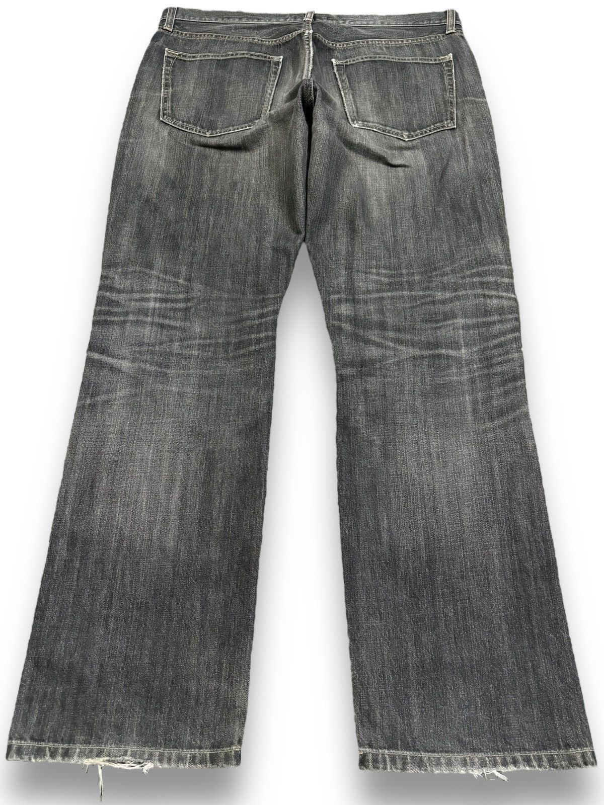 Undercover × Uniqlo Vintage Uniqlo UJ Faded Wash Loose Distressed Grunge Jeans Size US 36 / EU 52 - 2 Thumbnail