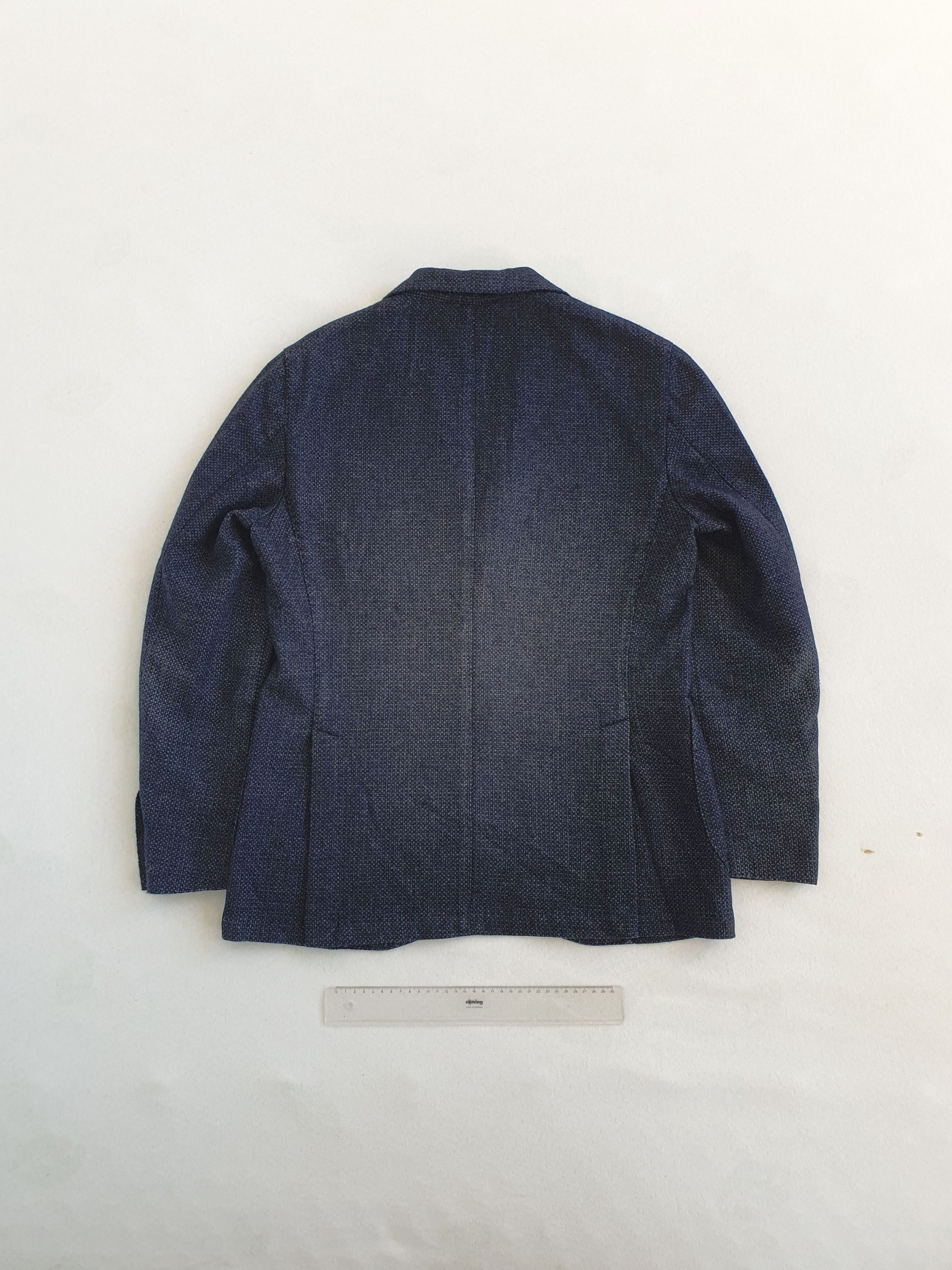 L.B.M. 1911 Technical Textured Woven Hopsack Sports Coat Jacket Size 38R - 2 Thumbnail
