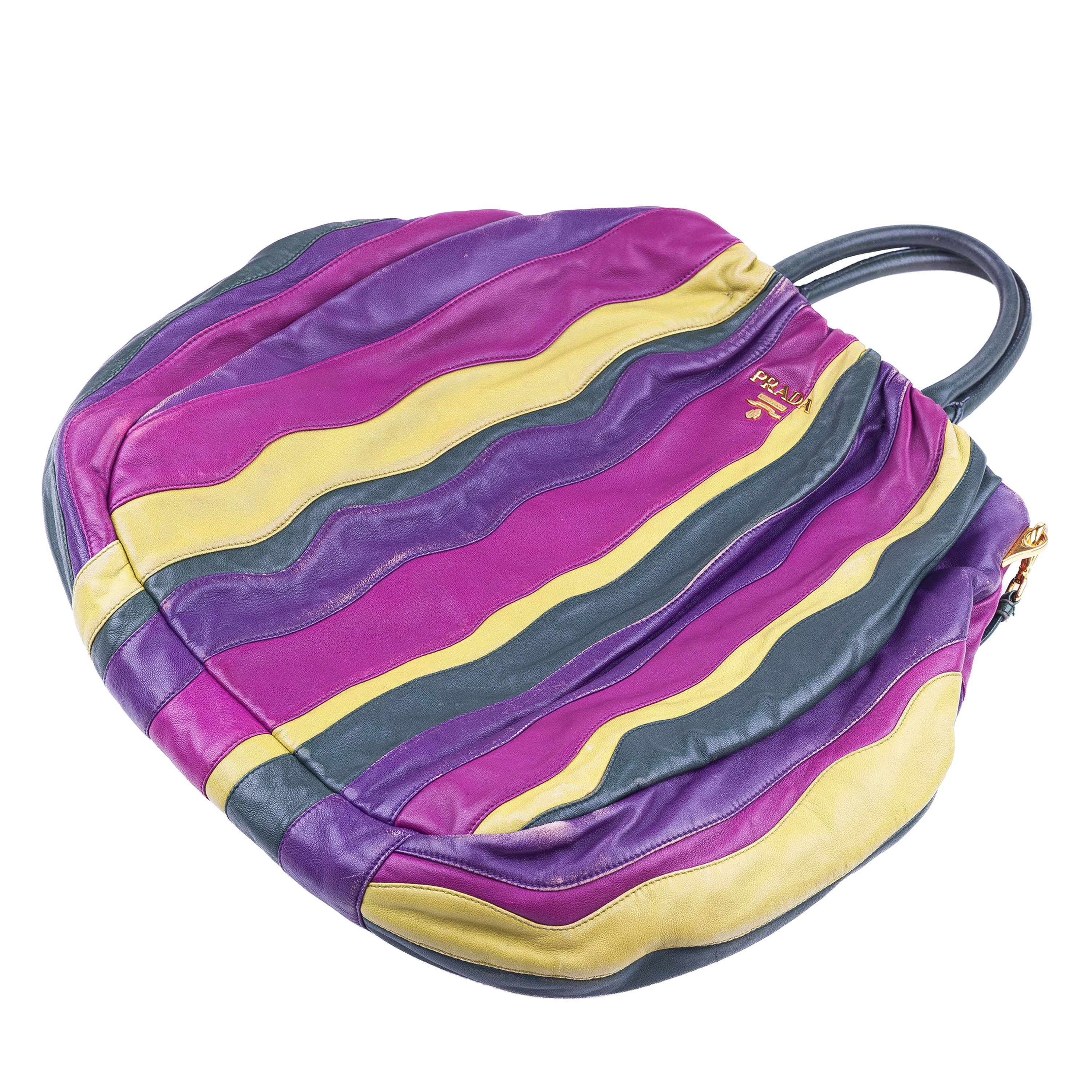 Prada Prada Spring/Summer 2008 Nappa Trembled Blossom Leather Bag Size ONE SIZE - 3 Thumbnail