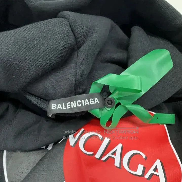 Balenciaga Balenciaga Black Oversized Hoodie for Men. Size US XXS / EU 40 - 6 Thumbnail