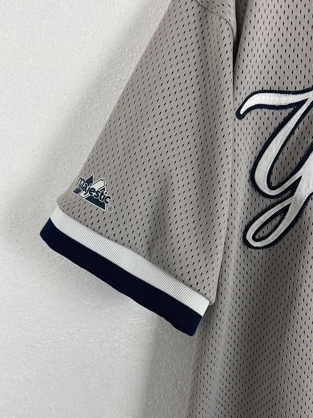 MLB 90s Vintage New York Yankees Made In USA Button-Up Jersey Size US XL / EU 56 / 4 - 2 Thumbnail