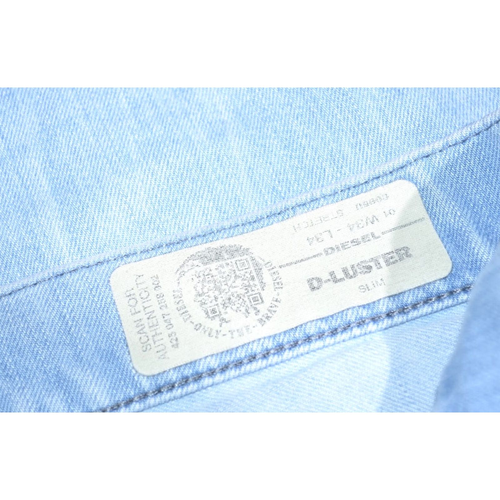 Diesel DIESEL D-LUSTER Jeans Slim Fit Light Blue Mens W34 L34 Shirt? Size US 34 / EU 50 - 8 Thumbnail
