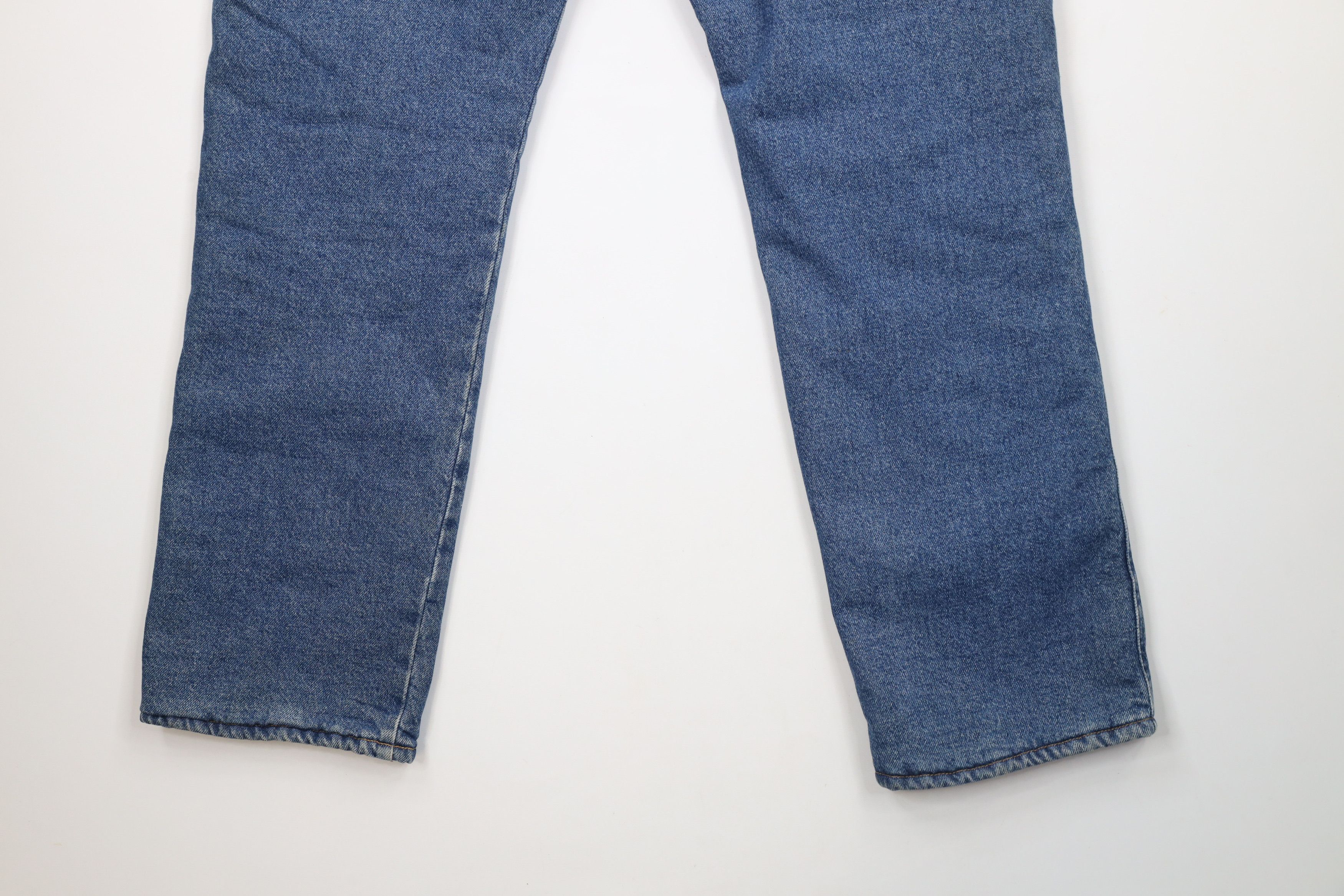 Vintage × Wrangler Vintage Wrangler Heavyweight Fleece Lined Denim Jeans Blue Size US 36 / EU 52 - 15 Thumbnail