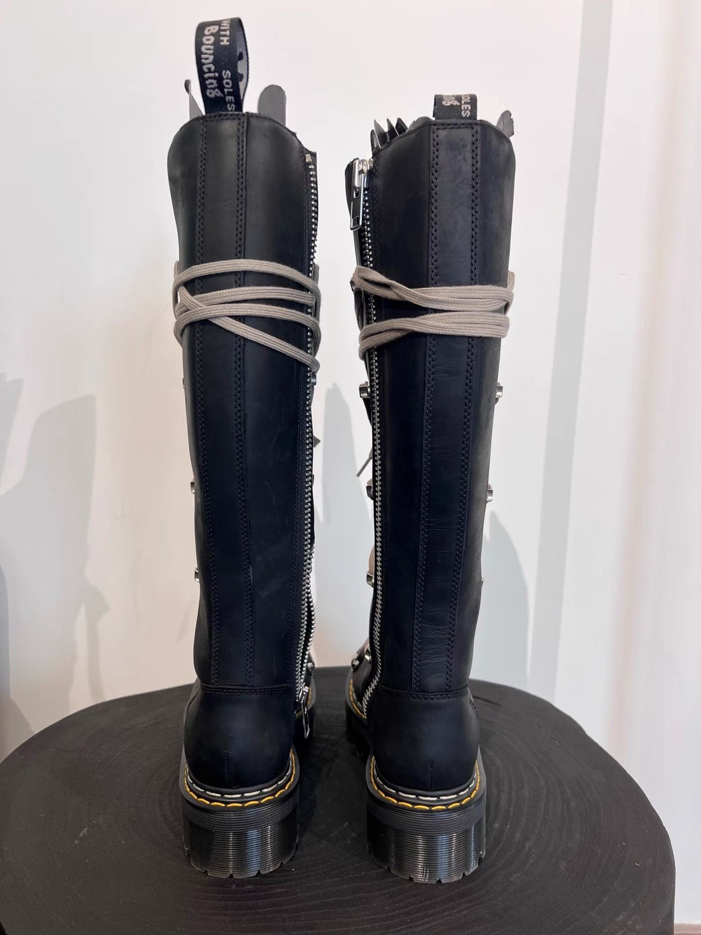 Rick Owens Rick Owens X Dr.Martens Megalace Quad Boots K35 Size US 9 / EU 42 - 4 Thumbnail