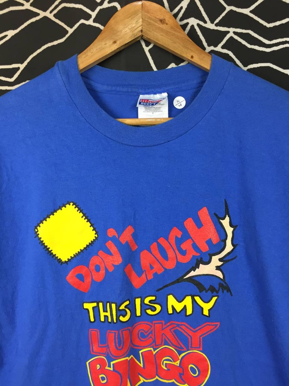 Vintage Vtg 90s Knights of Columbus Lucky Bingo Promo Tee Size US L / EU 52-54 / 3 - 3 Thumbnail
