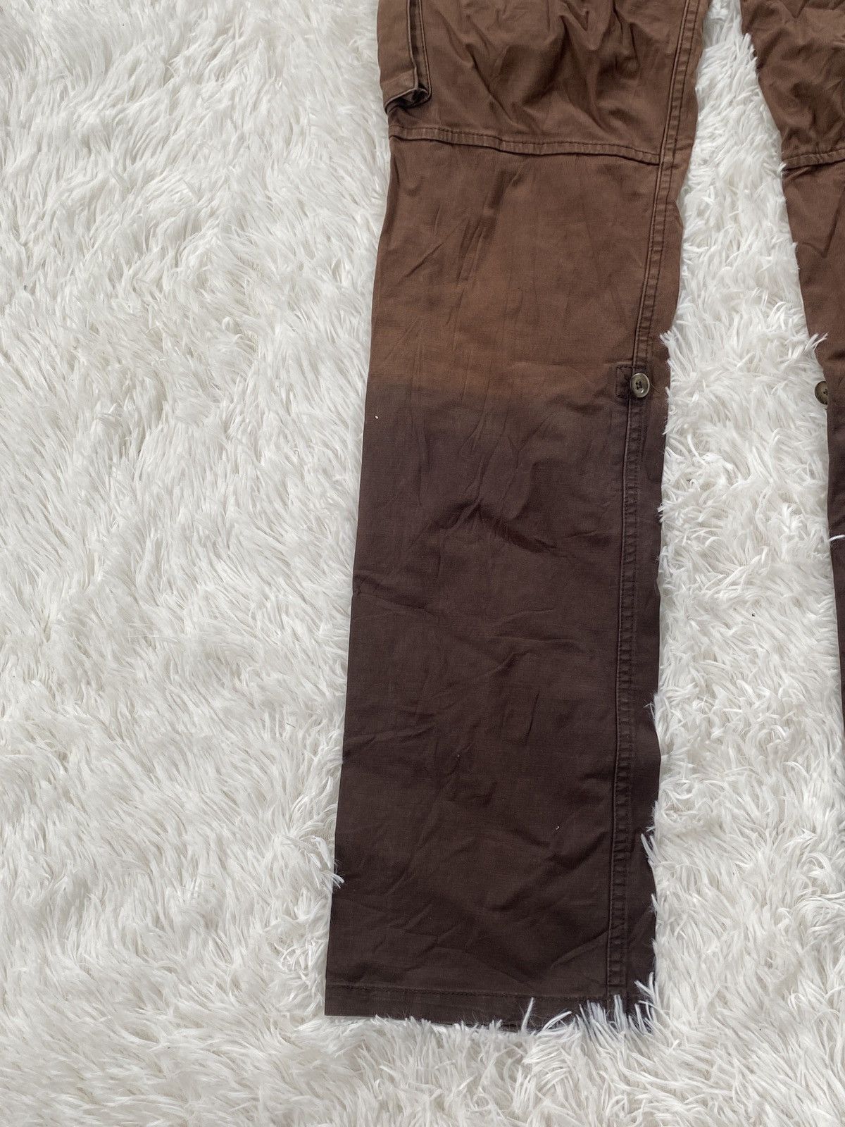 Other 🔥RARE 🔥Klein Plus Homme dual tone Distressed Cargo pant Size US 31 - 10 Thumbnail