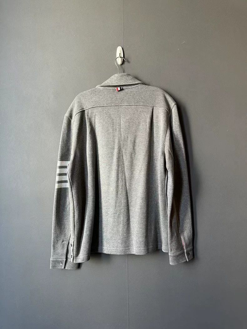 Thom Browne thom browneGray knitted jacket 2503-Nextarrow Size US M / EU 48-50 / 2 - 2 Thumbnail