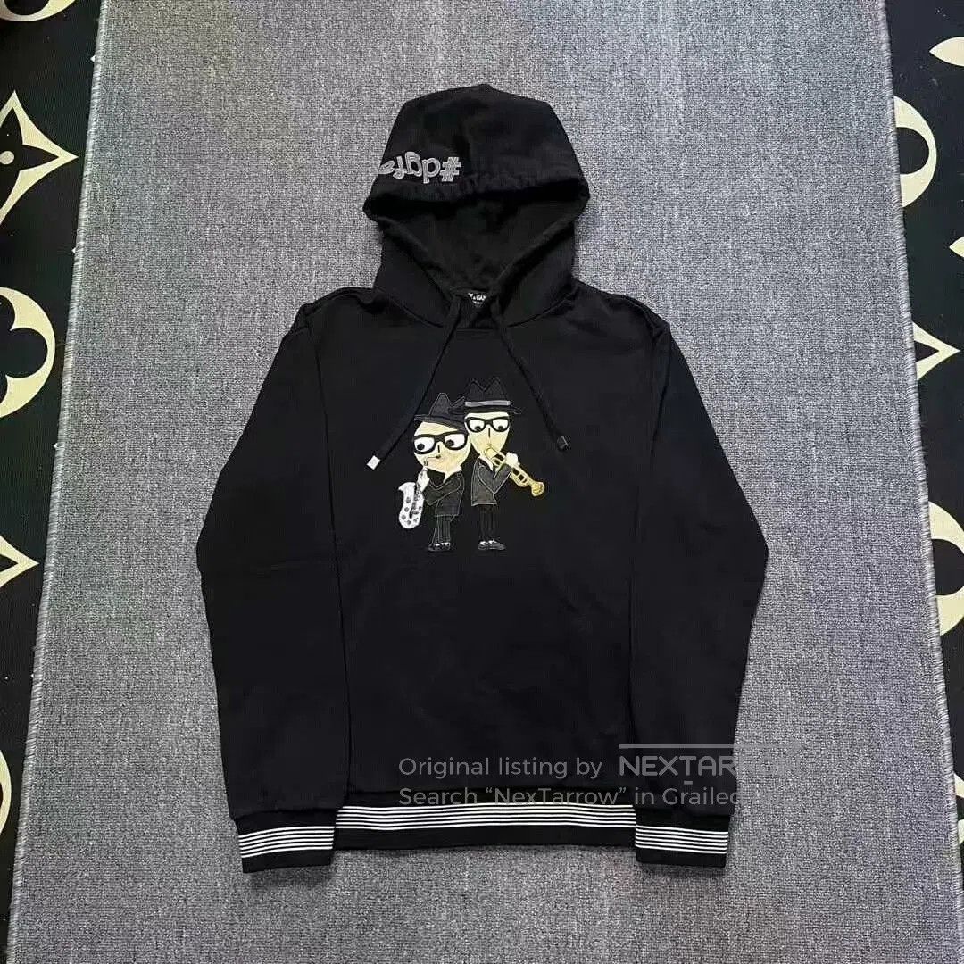 Dolce & Gabbana dolce&gabbana black musician graphic hoodie. Size US M / EU 48-50 / 2 - 1 Thumbnail