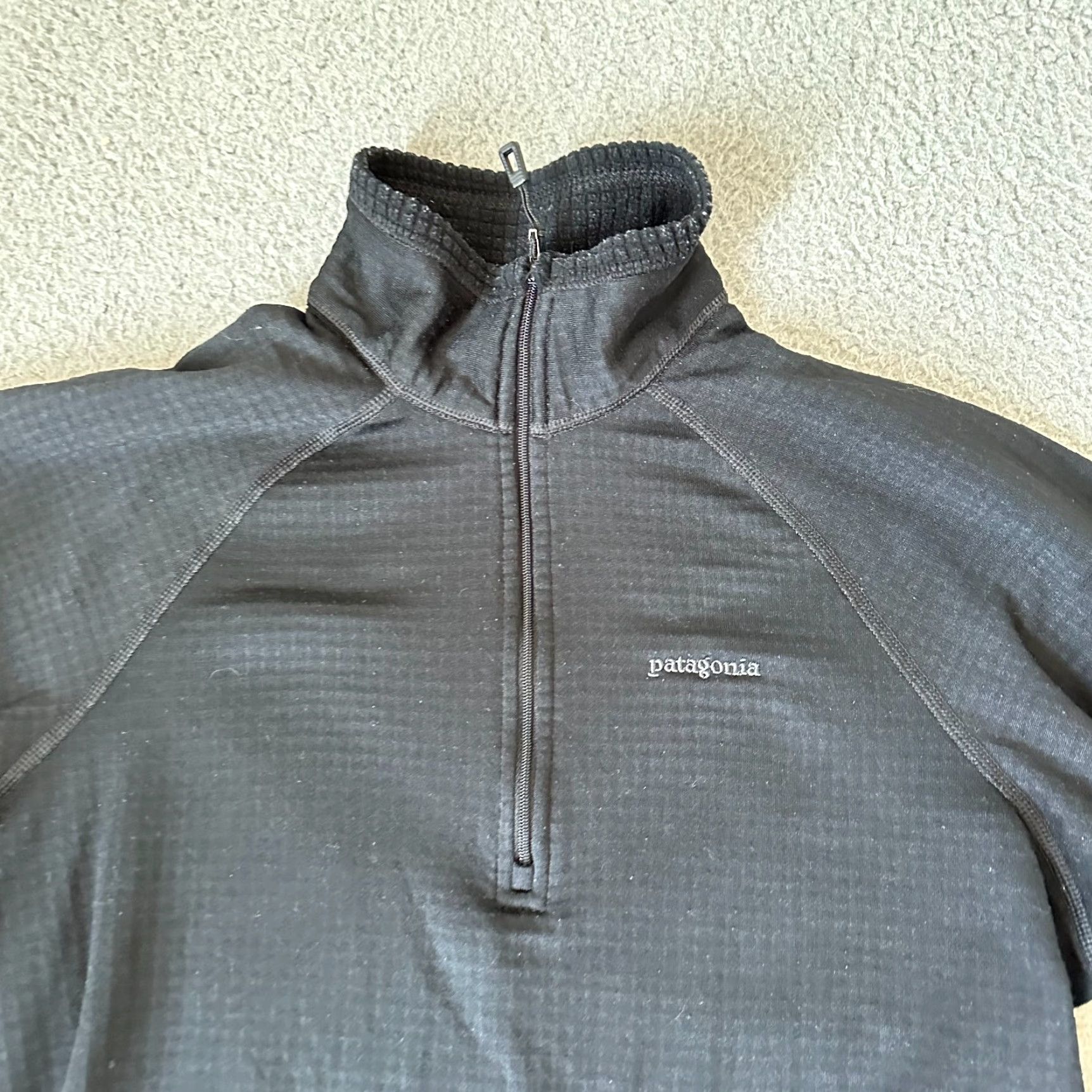 Patagonia Patagonia Sweatshirt Womens L Black Fleece 1/4 Zip Spandex Polyester Pullover Mock Neck 80s 90s All Seasons Womens Size L / US 10 / IT 46 - 2 Thumbnail